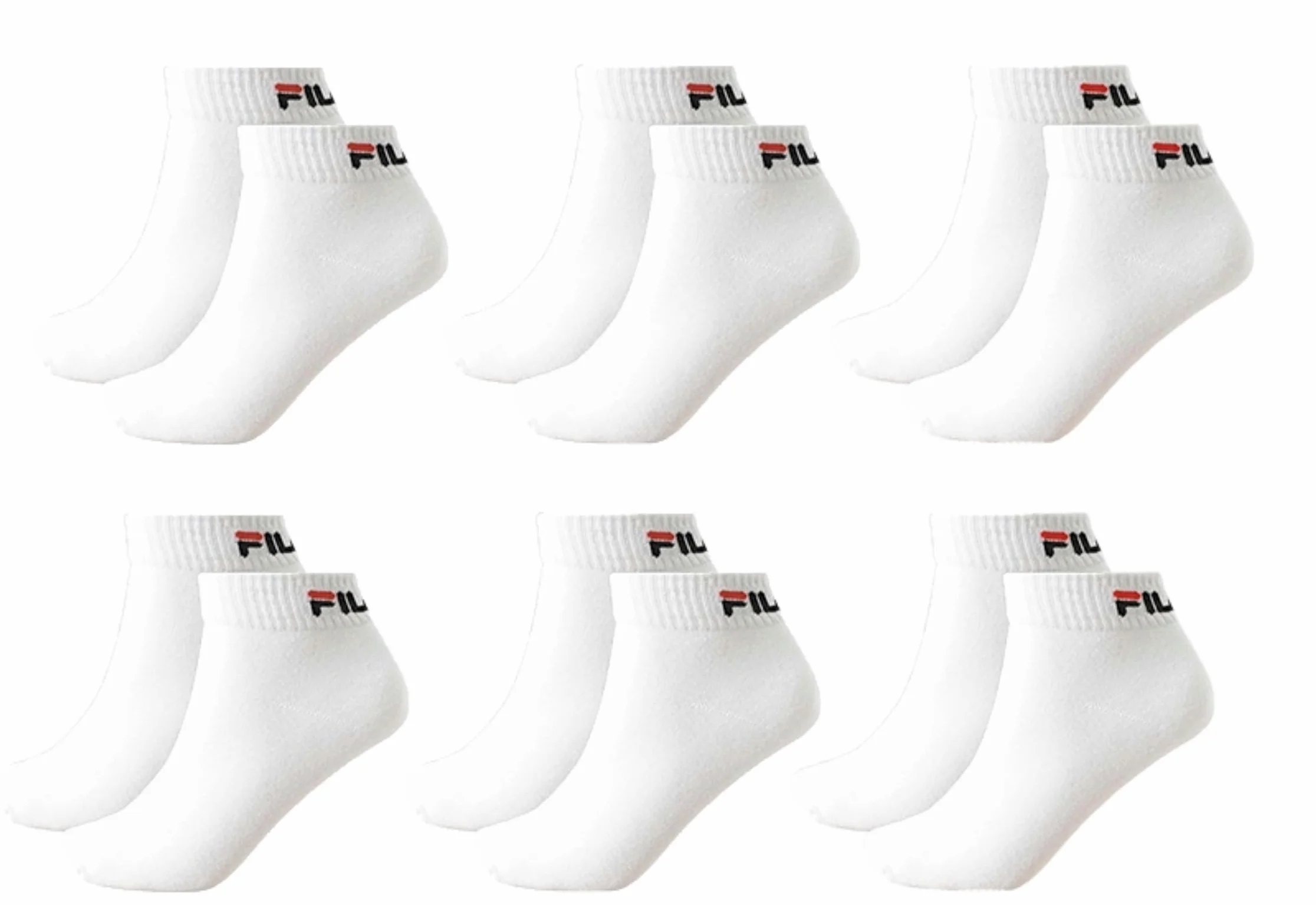FILA skarpety sportowe Mężczyźni Fi/Am/Lowx6 (6 w zestawie)