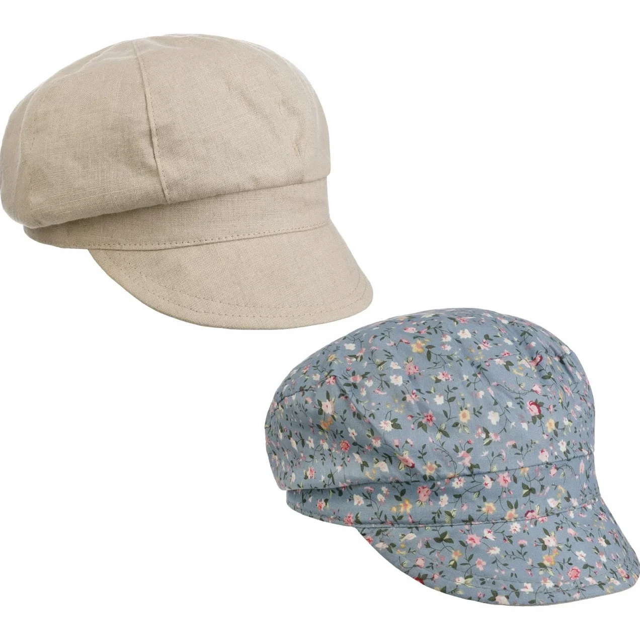 Lipodo Czapka Dwustronna Millefleurs Kobiety z Daszkiem Baker Boy Lato
