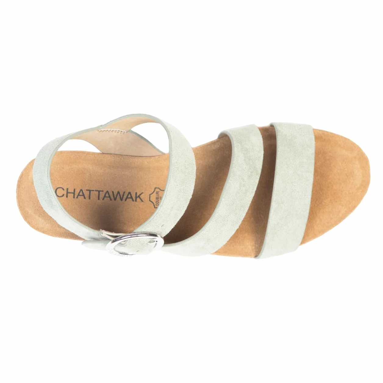 CHATTAWAK Damskie 18HLILOUVVERT38 sandały na obcasie, zielone, 38 EU, V Zielony, 38 EU