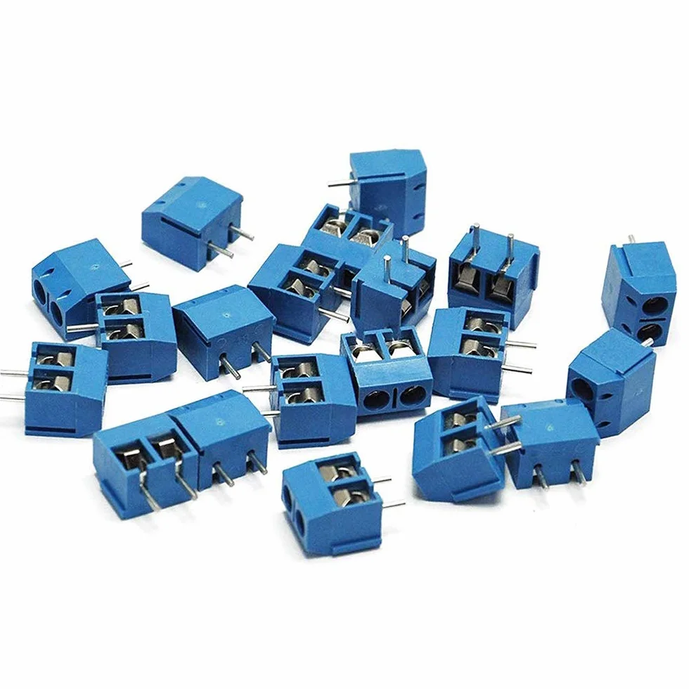 60 . 5 mm Pitch 2 Pin & 3 Pin PCB mocowanie śrubowe zaciski blokowe przyłącze do (50 x 2 pin, 10 x 3 pin)