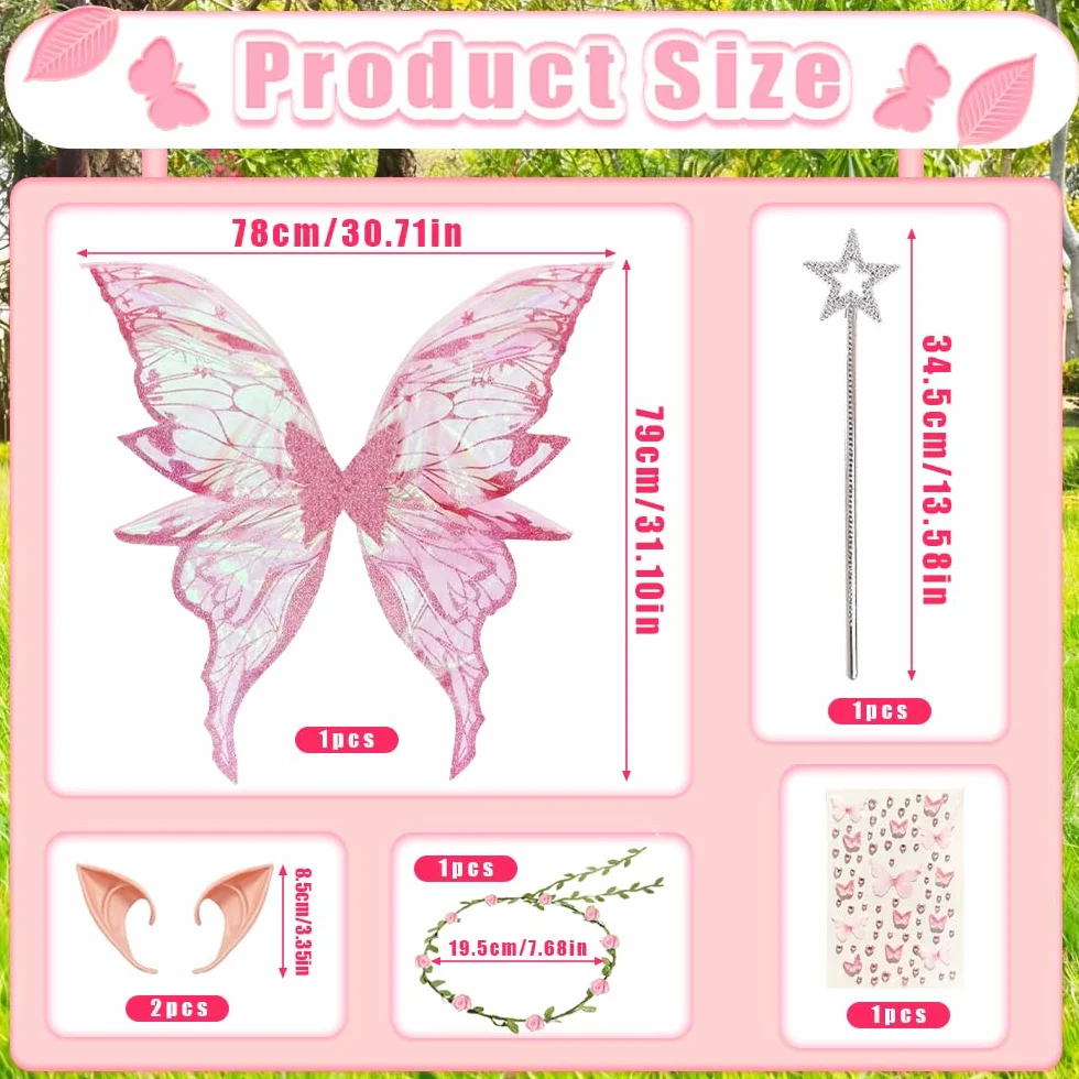 Skrzydła wróżki,Skrzydła motyla, skrzydła elfa,Fairy Wings