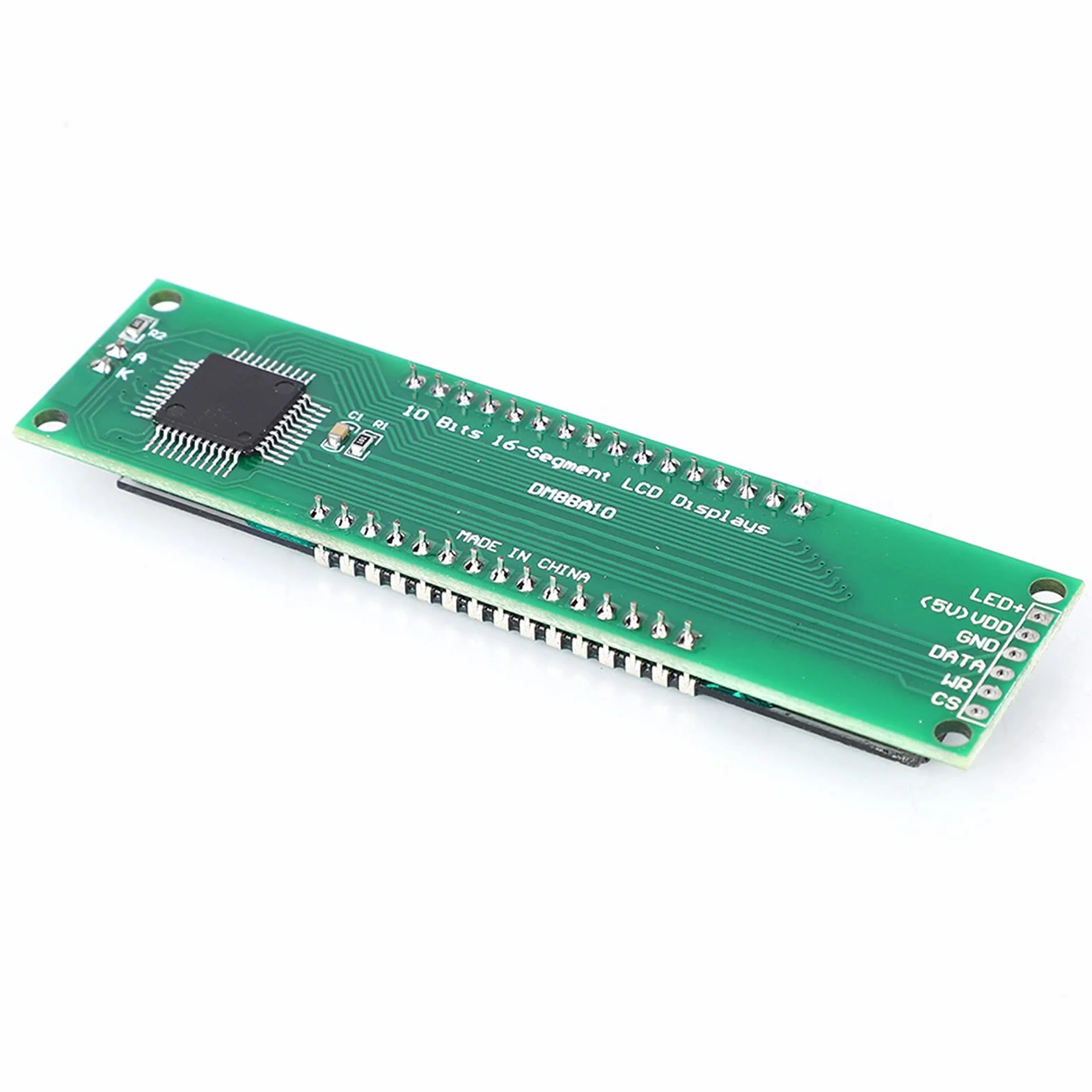 Kompatybilność 10-bitowy 16-segmentowy wyświetlacz LCD Moduł LCD Moduł DM8BA10 Cyfrowa tuba LED Akcesoria przemysłowe do oprzyrządowania Elektroniczne DIY(Needleless)