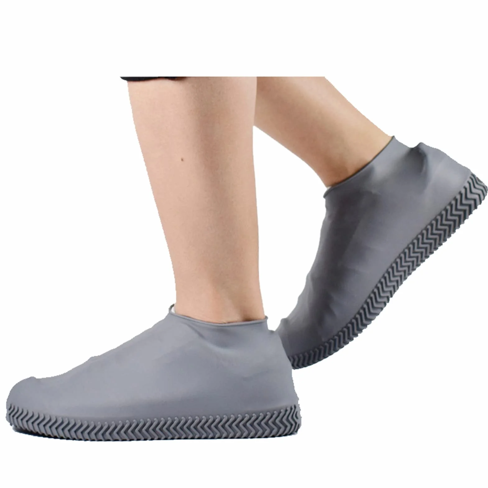 1 para Wodoodporny Silikonowy Pokrowiec na Buty Resuable Outdoor Przeciwdeszczowe Ochraniacze na Buty dla Kobiet Mężczyzn