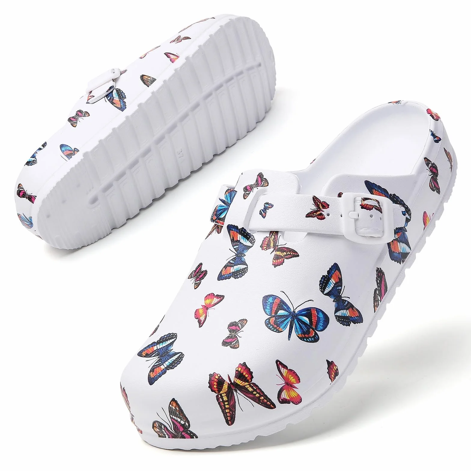 Damskie buty ogrodowe, wygodne, lekkie chodaki, z wkładką EVA, do kuchni, ogrodu, szpitala, wewnątrz i na zewnątrz