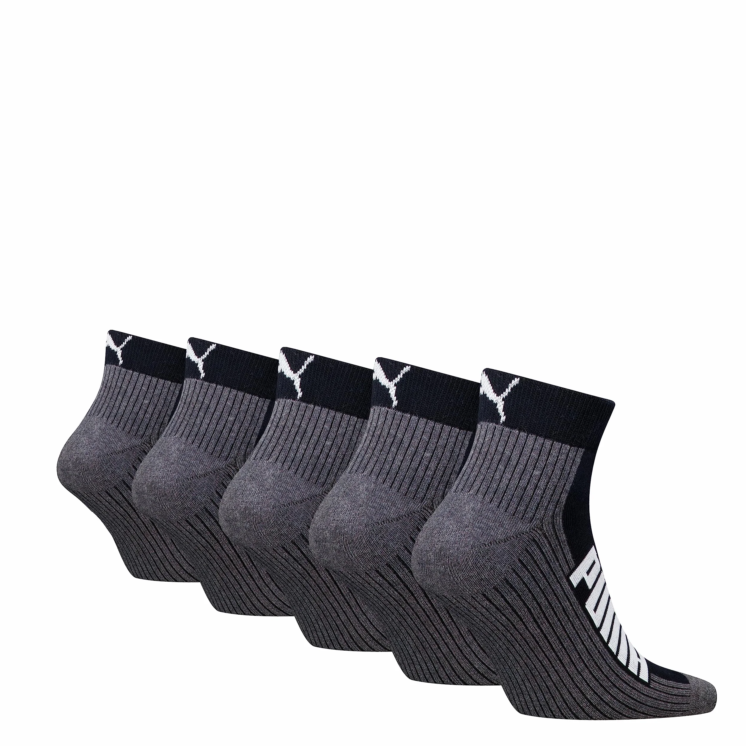 PUMA skarpetki UNISEKS PUMA Unisex BWT Cushioned Quarter Socks (5 pack)