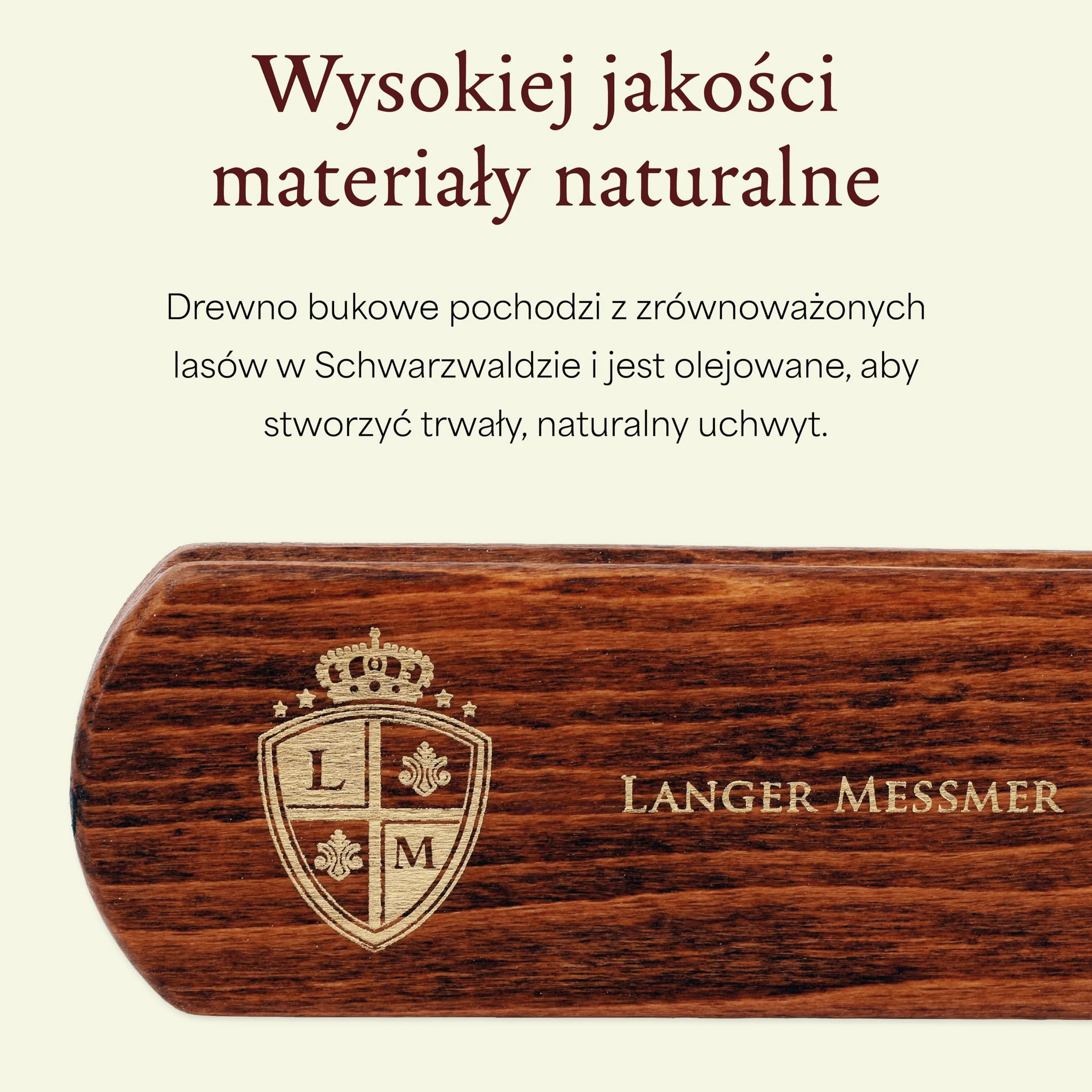 Langer & Messmer Szczotka do Skóry z Zamszowych Butów z Lamówkami Krepowymi - Pielęgnacja Skóry Welurowej i Nubukowej