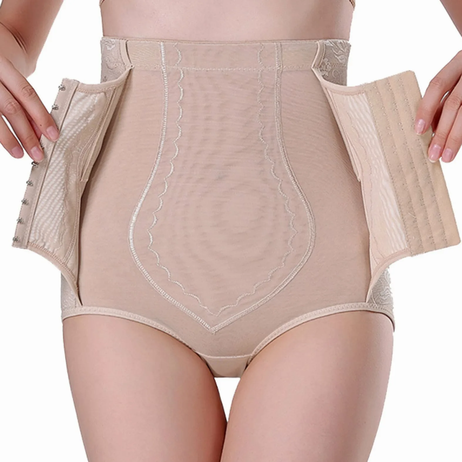 ISCBAFYX Majtki damskie z wysokim stanem wyszczuplają majtki wyszczuplają brzuch figi spodnie bielizna modelująca body dla pani
