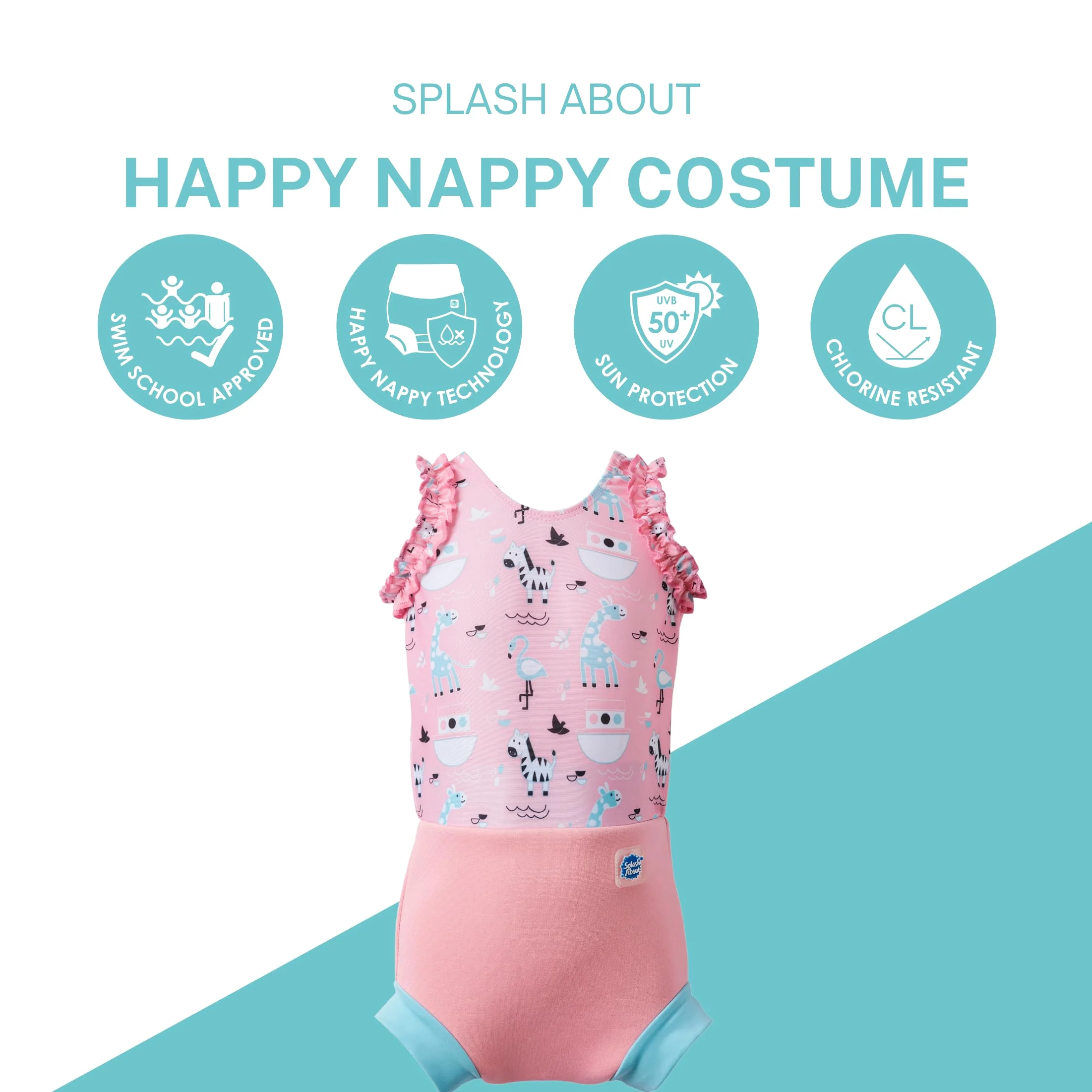 Splash About Kostium Happy Nappy Ark, 12-24 miesięcy