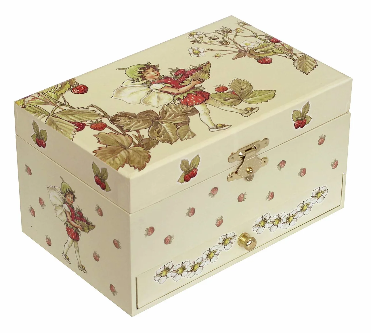 Trousselier Pozytywka Wróżki Kwiatowe Flower Fairies Świeci w Ciemności Zielona Muzyka Magiczny Flet Mozarta