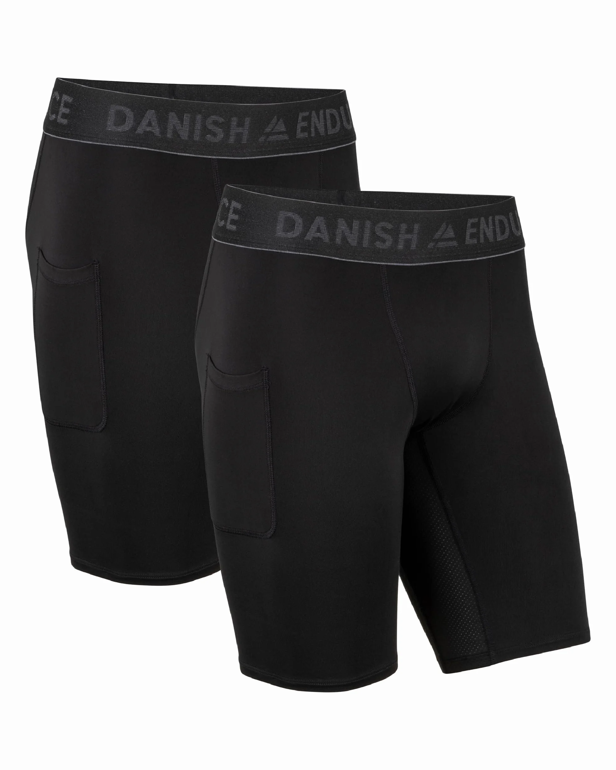 DANISH ENDURANCE Kompresyjne Spodenki Sportowe Męskie 2-PACK
