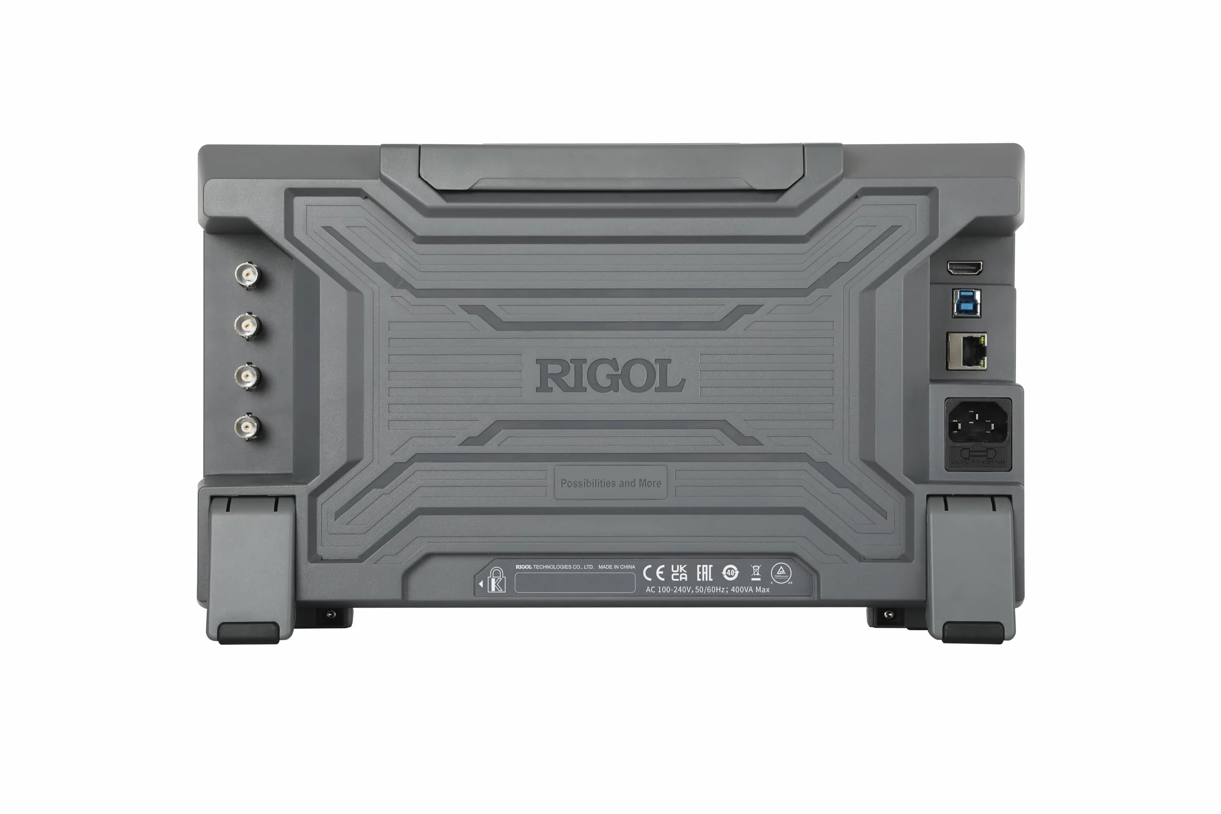 RIGOL DHO1204 Cyfrowy Oscyloskop,4 kanały analogowe,12 bitów,200 MHz,2 GSa/s,1 500 000 wfms/s,50 Mpts,ekran dotykowy 10,1 cala,gwarancja 3 lata