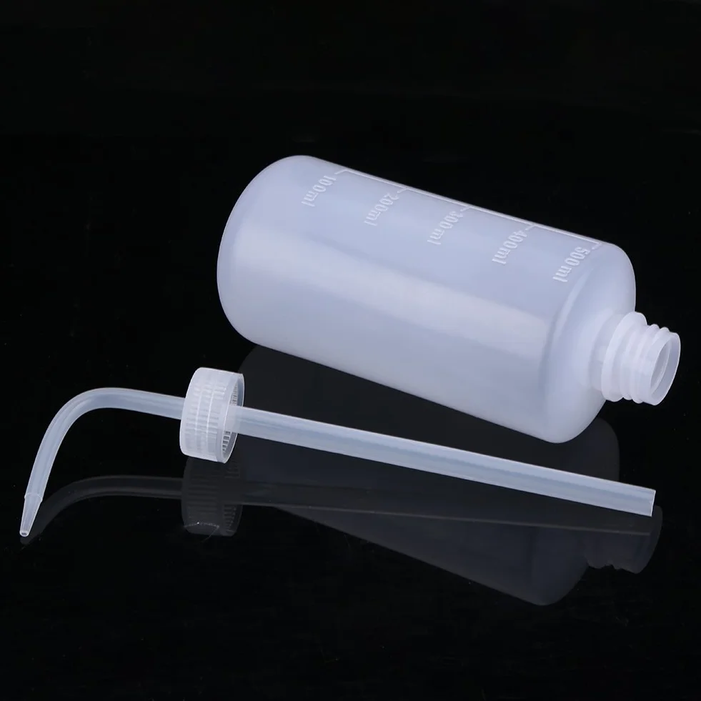 2 szt. 500 ml plastikowa zielona butelka na mydło, bezpieczna butelka na wodę narzędzia żelowe butelka do mycia butelek na łokieć urządzenie laboratoryjne do podlewania roślin mycie tatuażu
