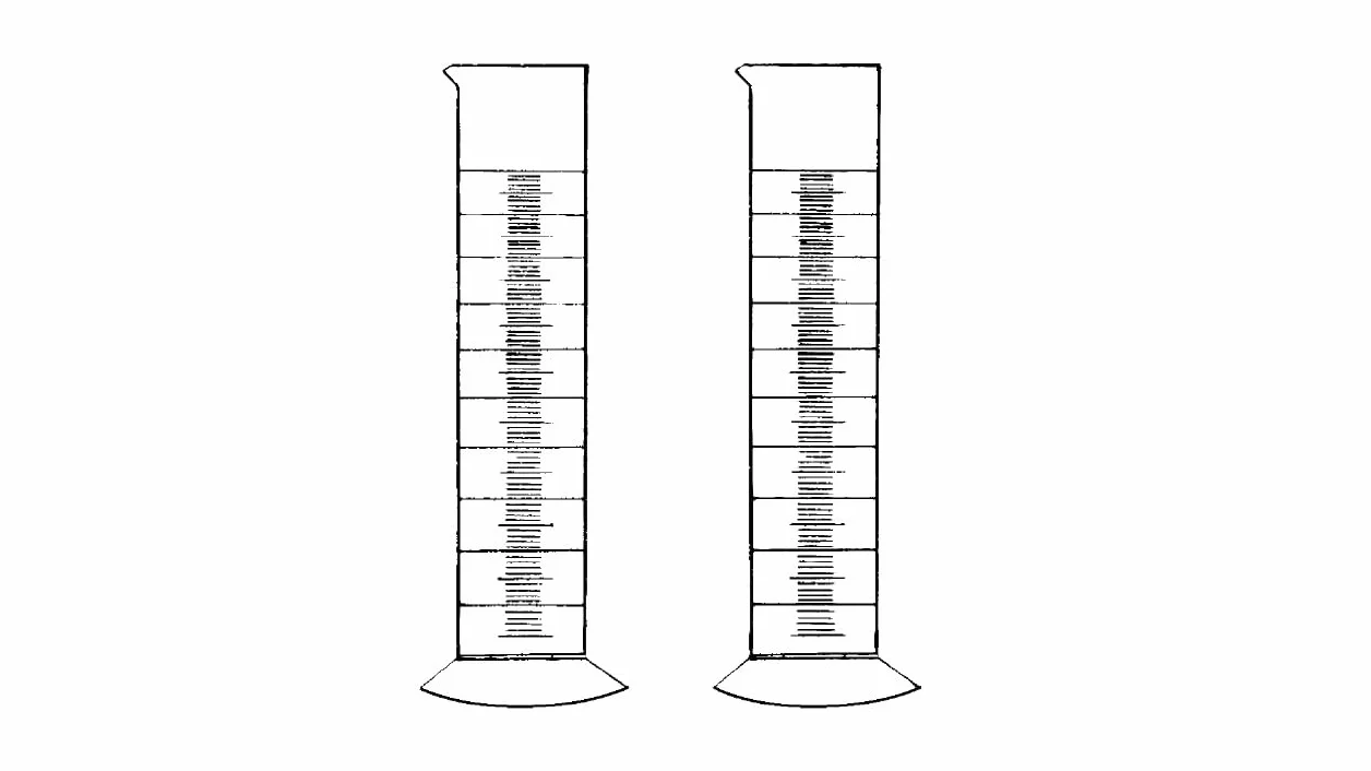 Vitlab miarka testowa PP 250 ml z podziałką