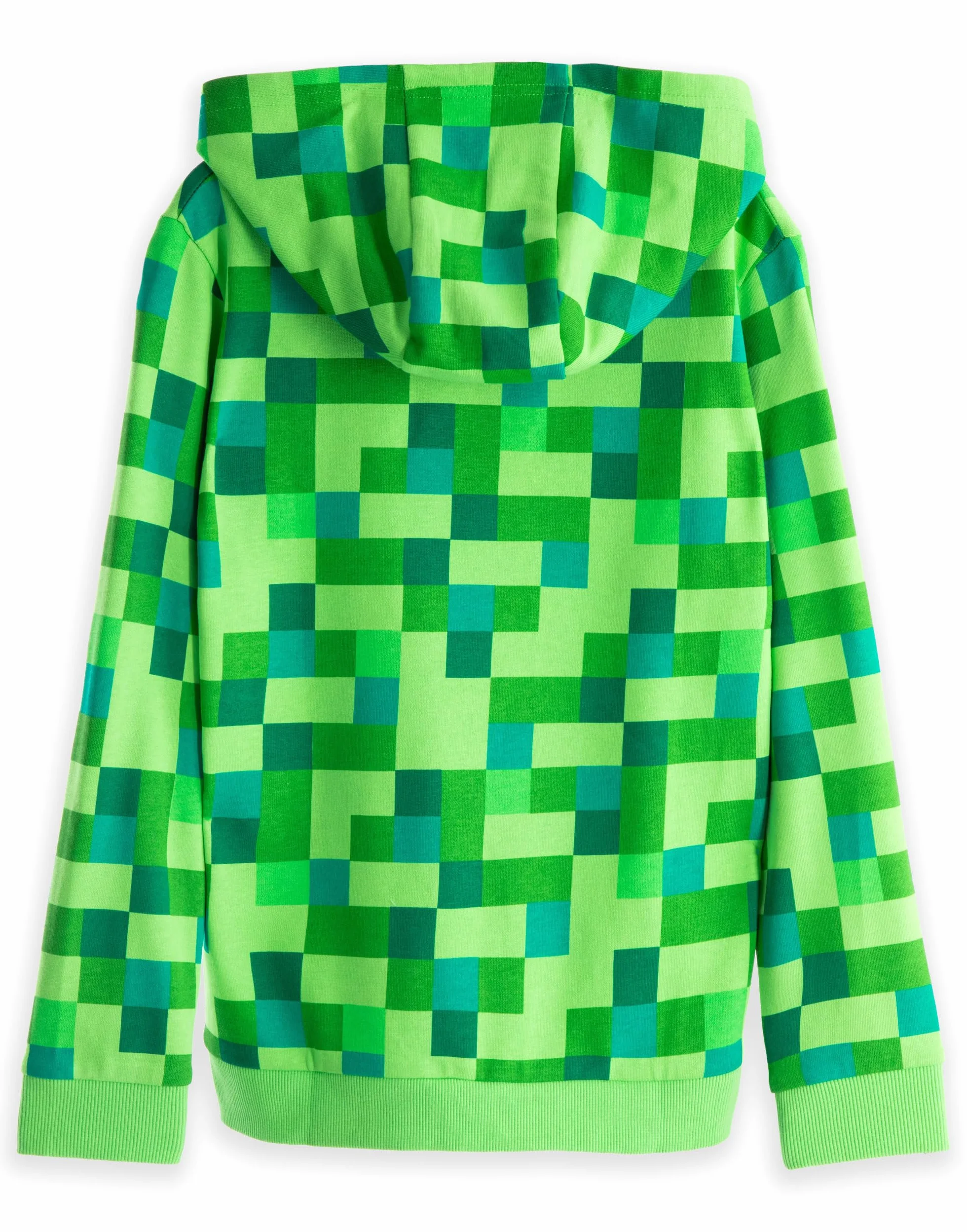 Minecraft bluza chłopięca z kapturem i zamkiem błyskawicznym