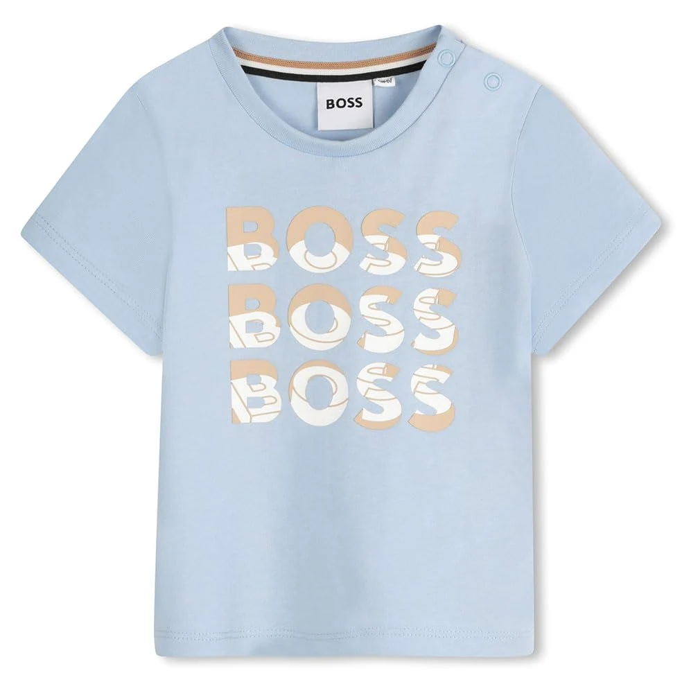 BOSS T-shirt dziecięcy - niebieski J52113 887 niebieski dziecięcy