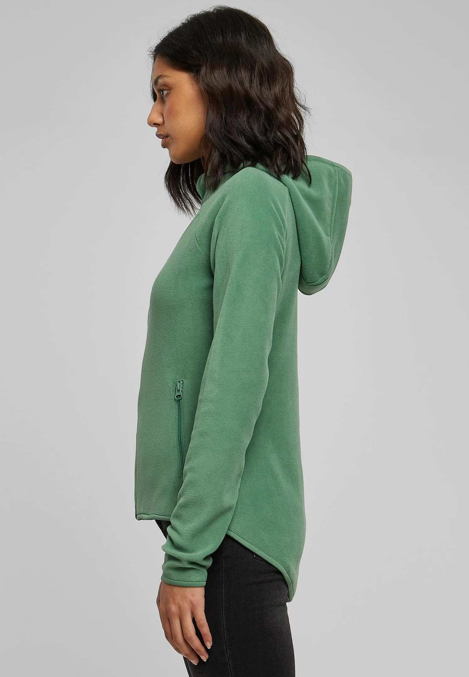 Urban Classics Damska bluza polarowa z kapturem Bluza z kapturem Kobiety