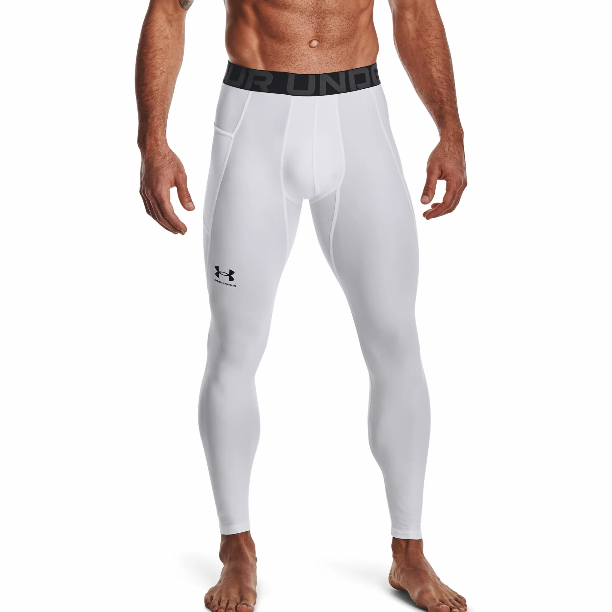 Under Armour Męskie legginsy UA HG Armour, wygodne i wytrzymałe legginsy gimnastyczne, lekka i elastyczna bielizna termiczna z dopasowaniem kompresyjnym