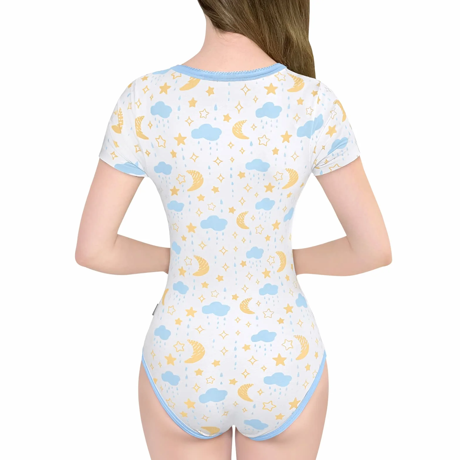 LittleForBig Vintage Dobranoc Bawełniany śpioszki Onesie Piżama Bodysuit