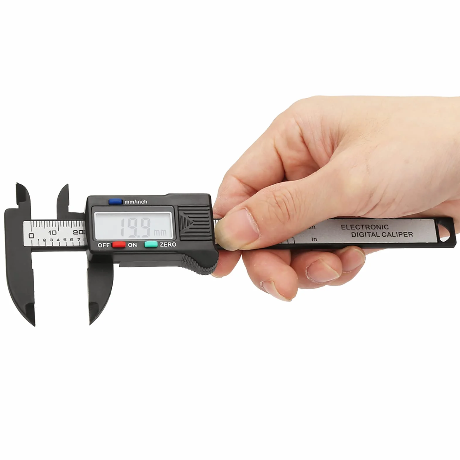 Pied A Coulisse, Pied A Coulisse Praktyczna 100 Mm Plastikowa Elektroniczna Suwmiarka Cyfrowa z Dużym Ekranem LCD Bez Baterii