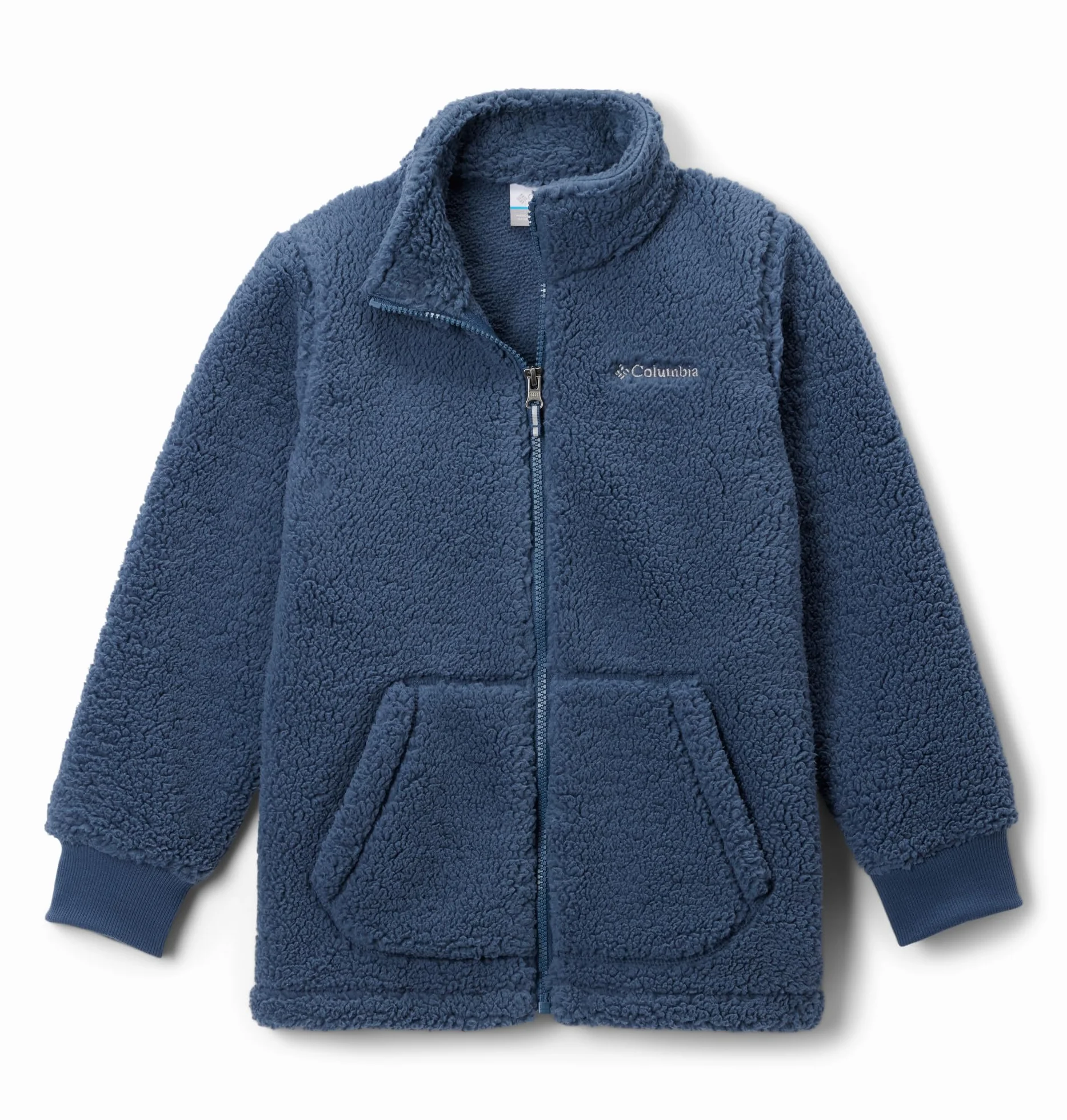 Columbia Youth Boys Rugged Ridge 2 Sherpa zamek błyskawiczny na całej długości, polar Sherpa, Dark Mountain, L