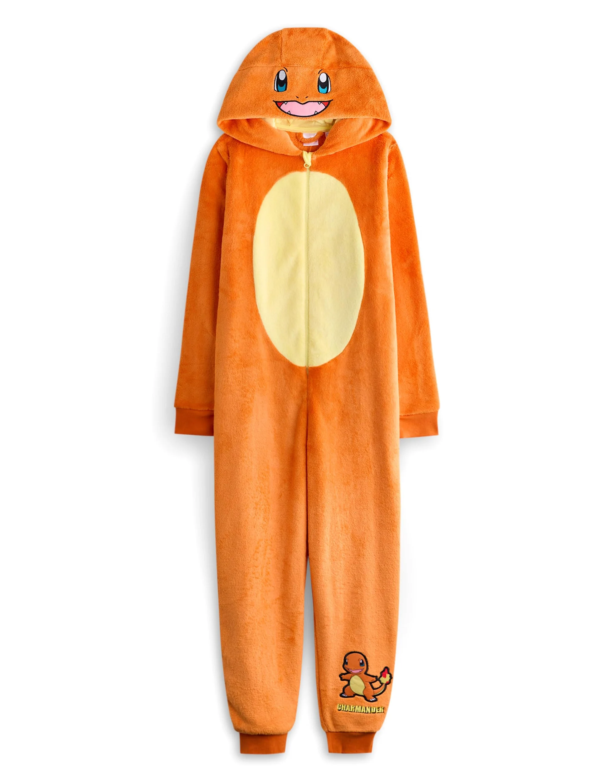 Pokémon Charmander Dziecięcy Onesie Kombinezon z Kapturem Nadrukiem Piżama dla Chłopców i Dziewcząt