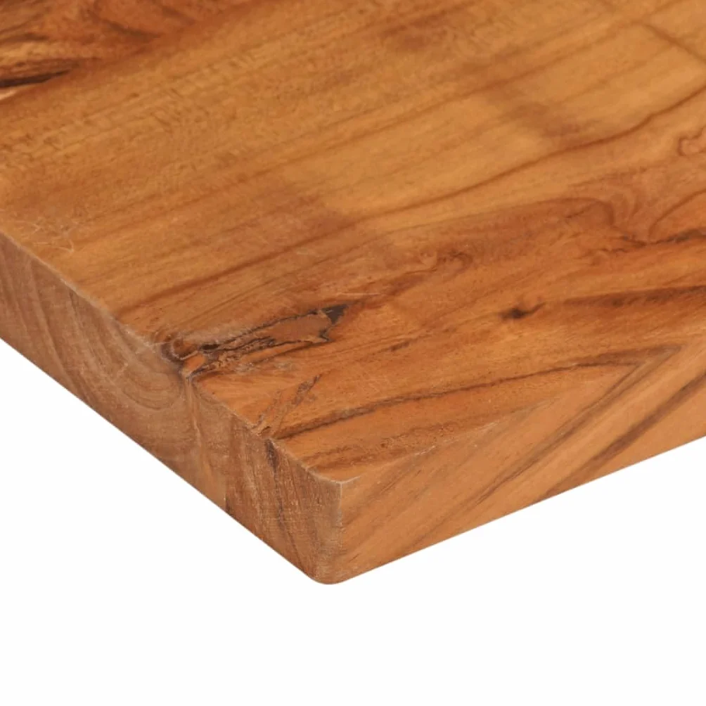 vidaXL Prostokątny blat z litego drewna akacjowego 120x60x2,5 cm - powierzchnia stołu kawowego