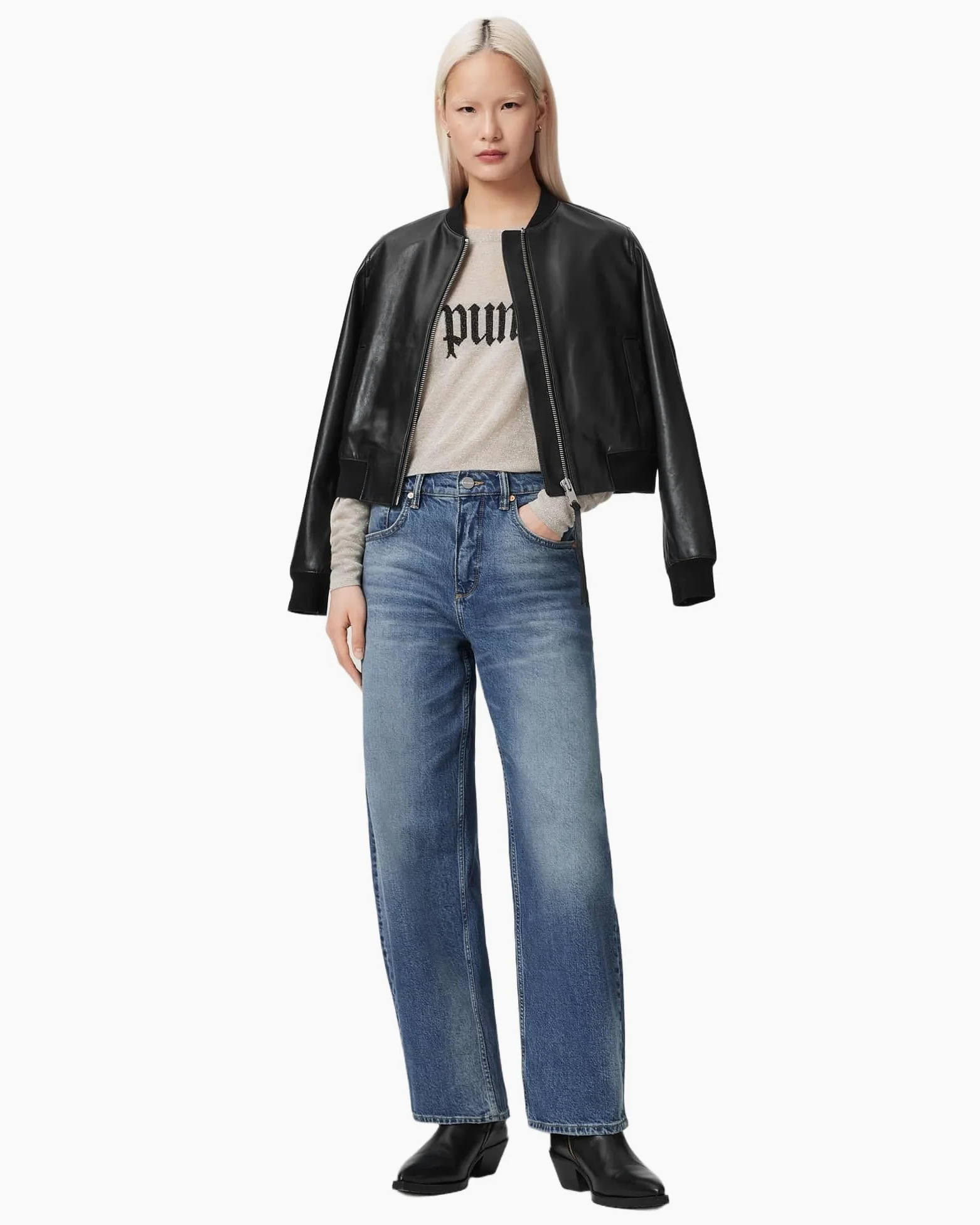 AllSaints Sweter Kobiety Deetz Jumper