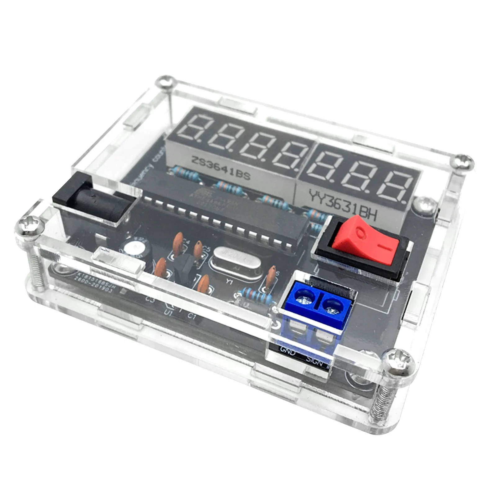 Zestaw liczników częstotliwości DIY, miernik częstotliwości 0,45 Hz-10 MHz, licznik częstotliwości, cyfrowy miernik częstotliwości VR, zestaw do pomiaru DIY, dla przemysłu domowego