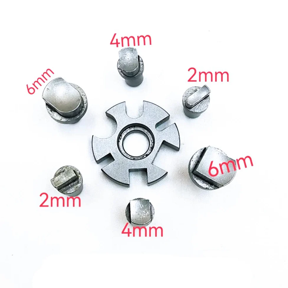 6-kształtne aluminiowe szczypce do cięcia skóry pasek do zegarka regulator pasek do usuwania