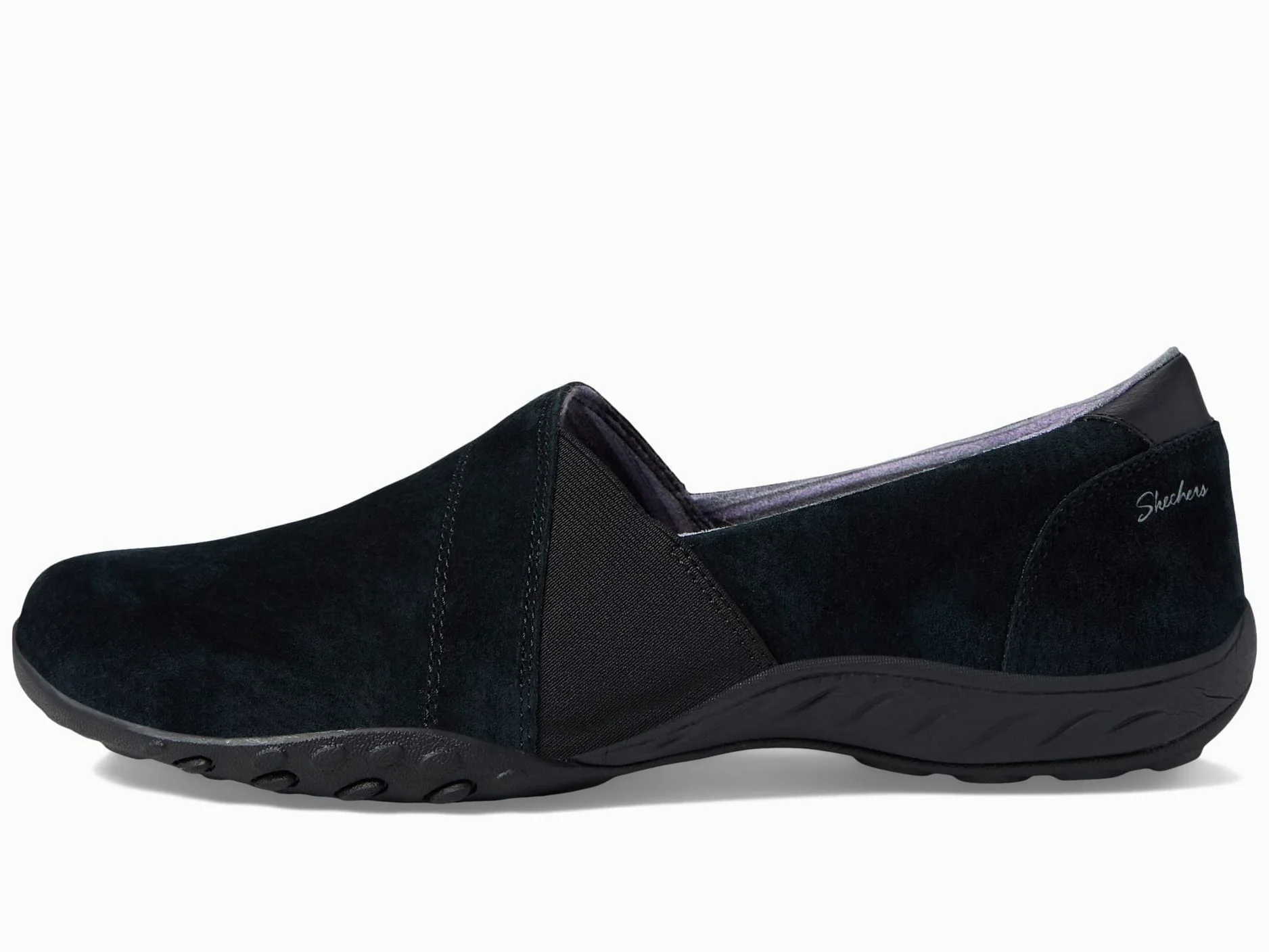 Skechers Damskie klapki Breathe Easy – dziecięce, czarny, 36.5 EU