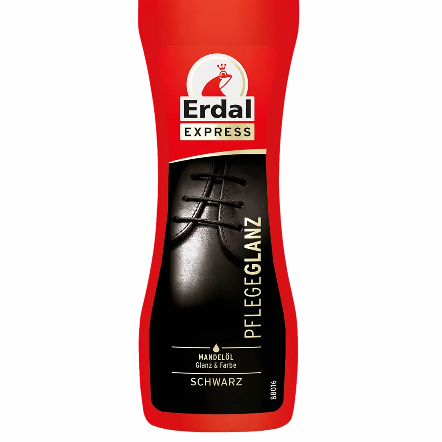 Erdal Express środek do pielęgnacji butów, połysk pielęgnacyjny z olejkiem migdałowym, czarny, pielęgnuje, chroni i odświeża kolor, 1 opakowanie (1 x 75 ml) (czarny), wosk pszczeli