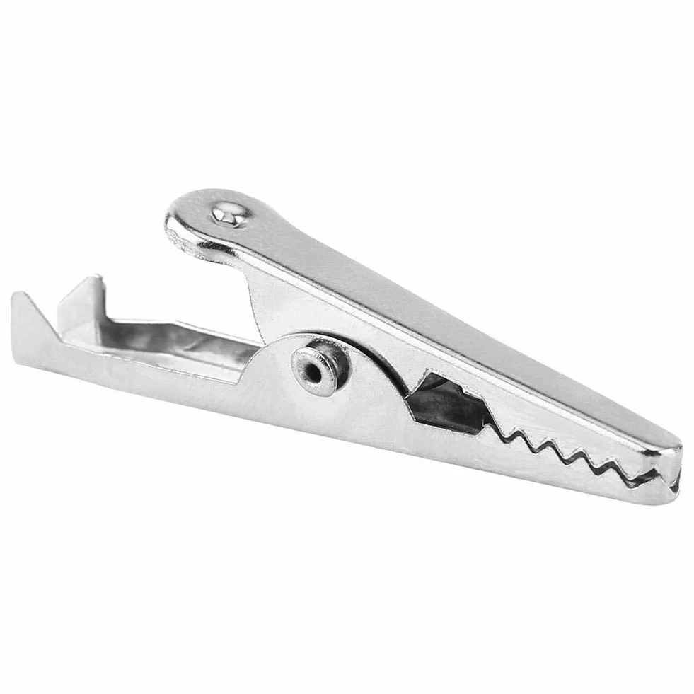 Zaciski krokodylkowe Akozon 20 sztuk 28MM metalowy zacisk krokodylkowy elektryczny zacisk krokodylkowy do testowania miernika sondy czarny i czerwony