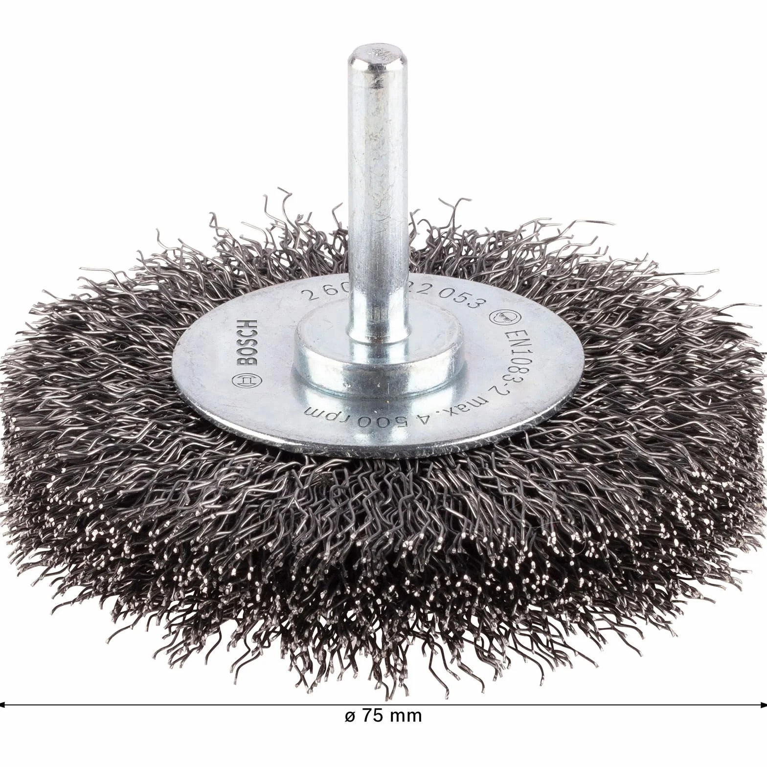 Bosch Professional Szczotka tarczowa z drutu falistego 75 × 0,3 mm stalowa 75 mm, 0,3 mm, 16 mm
