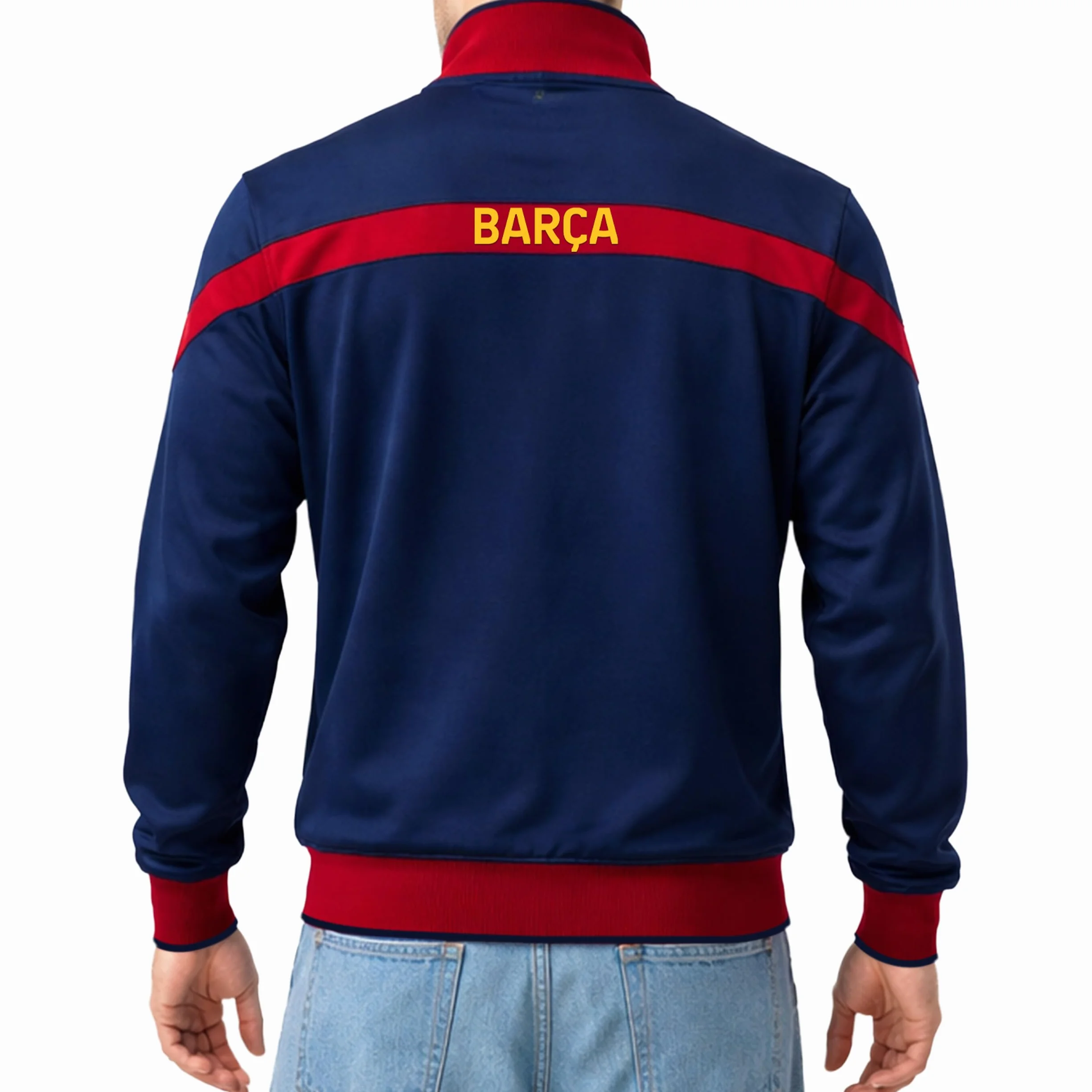 Icon Sports FC Barcelona bluza dresowa z zamkiem błyskawicznym