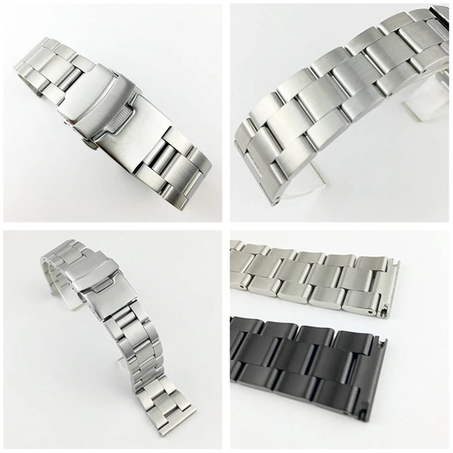Pasek do zegarka Quick Release Mesh Pleciony metalowy pasek ze stali nierdzewnej dla mężczyzn i kobiet Regulowany 18 mm, 20 mm, 22 mm Bransoletka / 18 mm/złoty