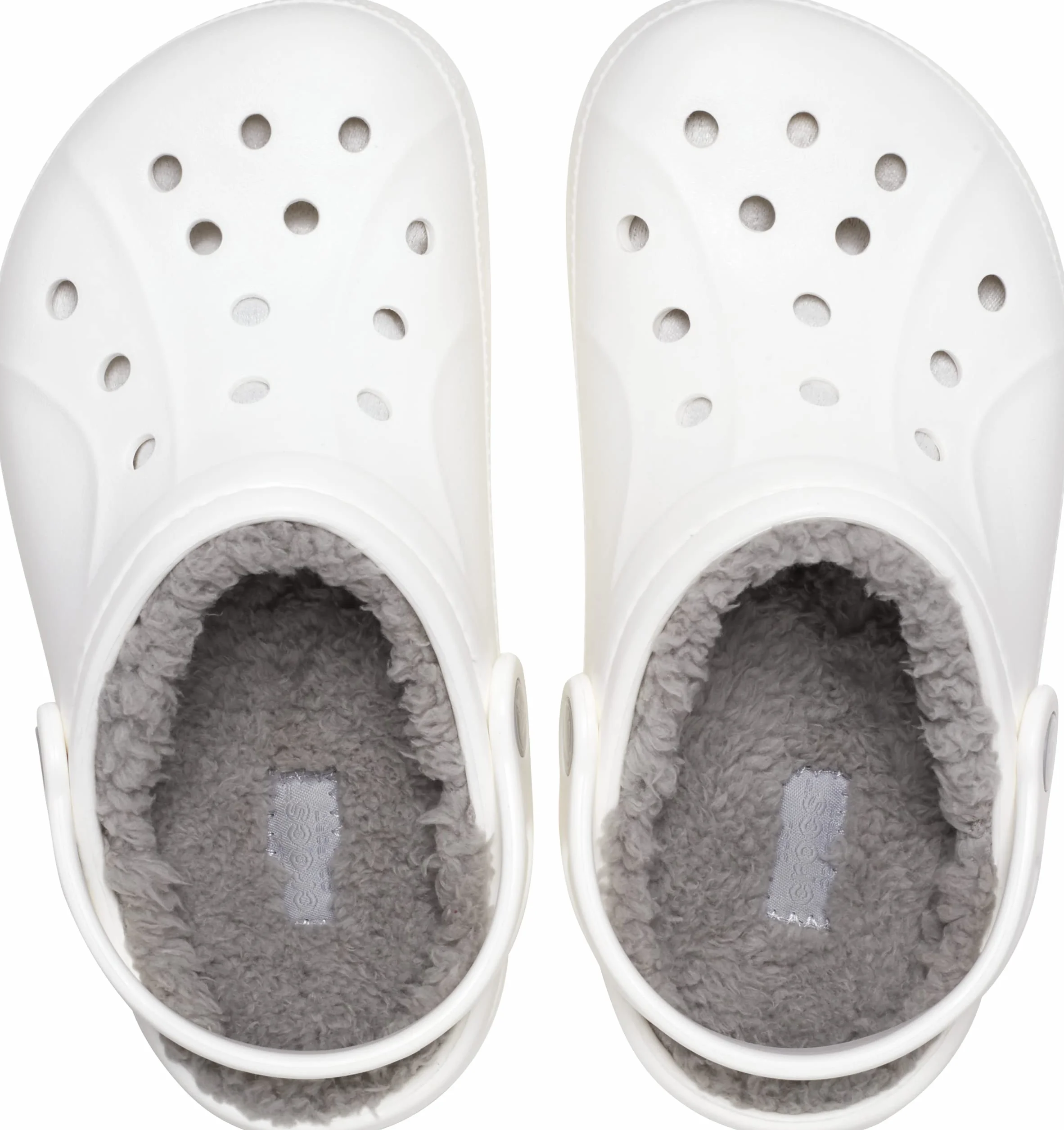 Crocs Unisex Ralen Clog z podszewką K, Biały jasnoszary, 6/7 UK Child