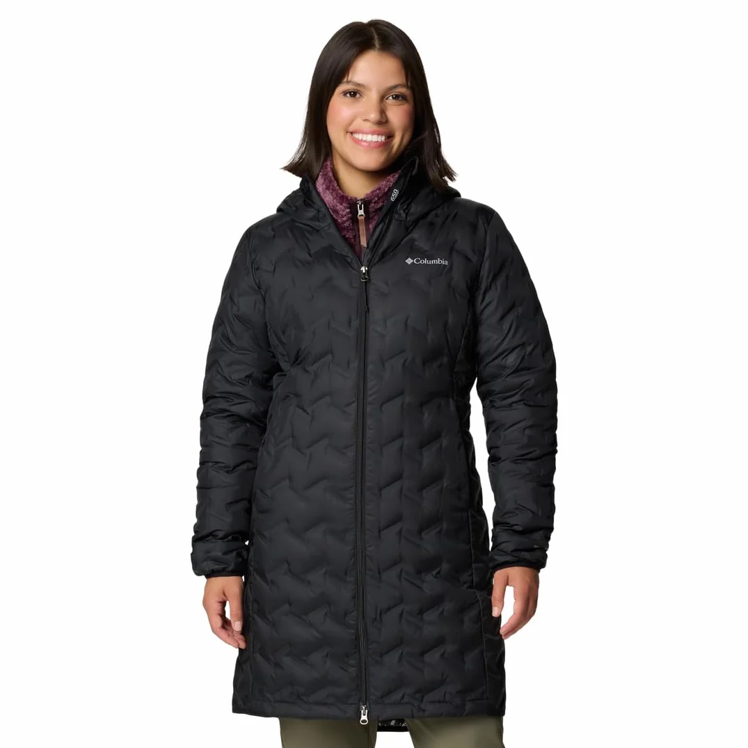 Columbia Damska długa kurtka puchowa Delta Ridge 2, czarna, XL