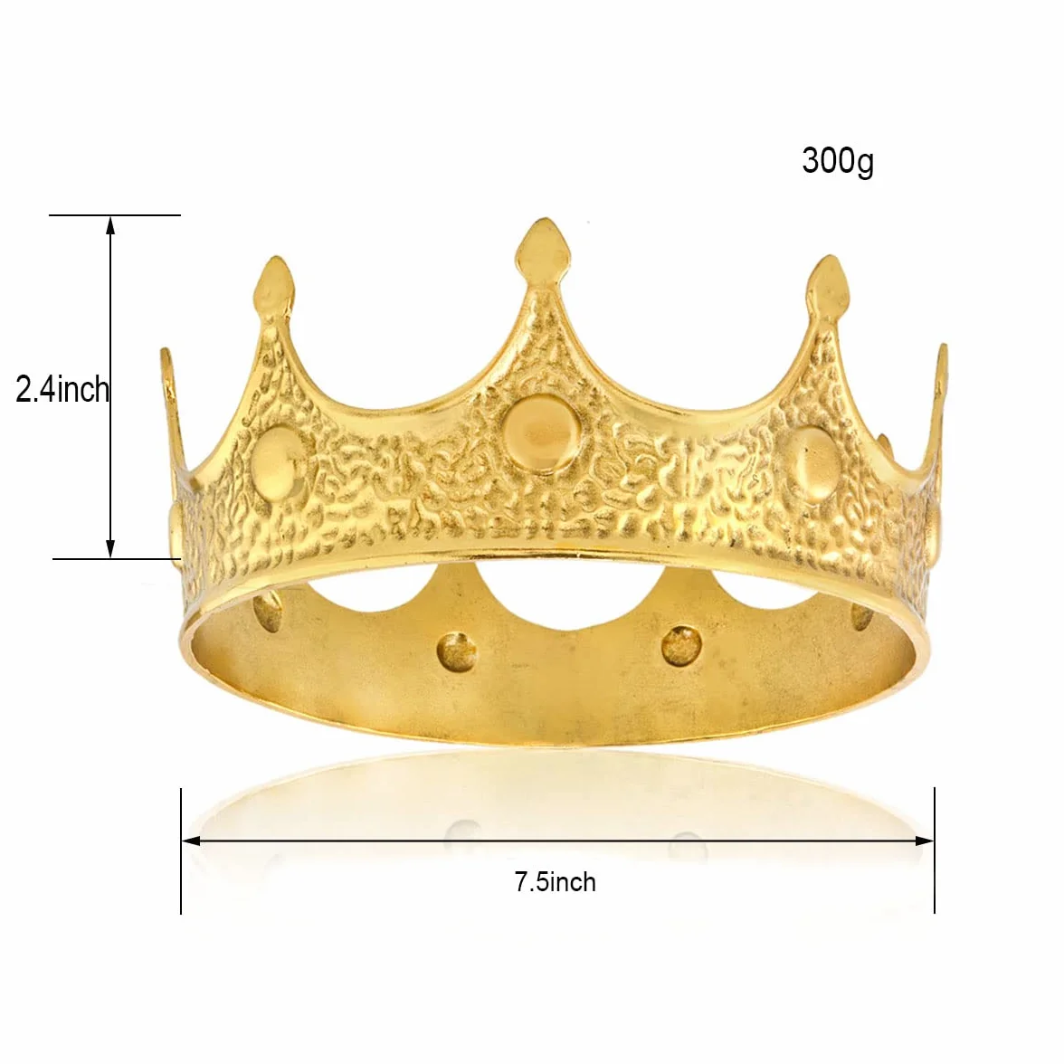 Klasyczna korona króla, księcia, królowej, na przyjęcie urodzinowe, baby shower, ślub, zaręczyny, rekwizyty do budki fotograficznej, rozmiar L