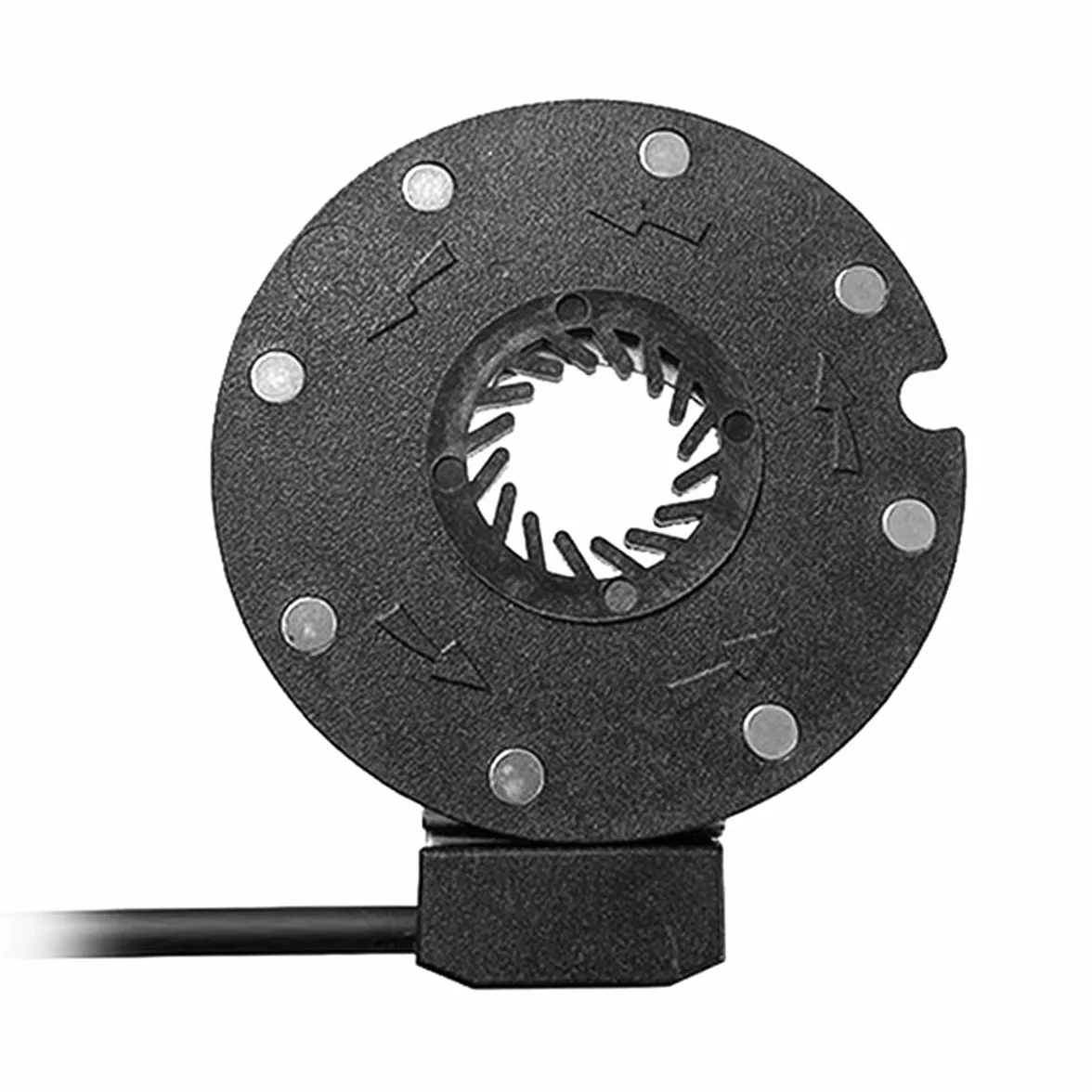 Czujnik mocy magnetycznej roweru elektrycznego F-8C 36/48V Podwójny czujnik Halla PAS System dla części roweru elektrycznego Ulepszona technologia wspomagania pedałowania