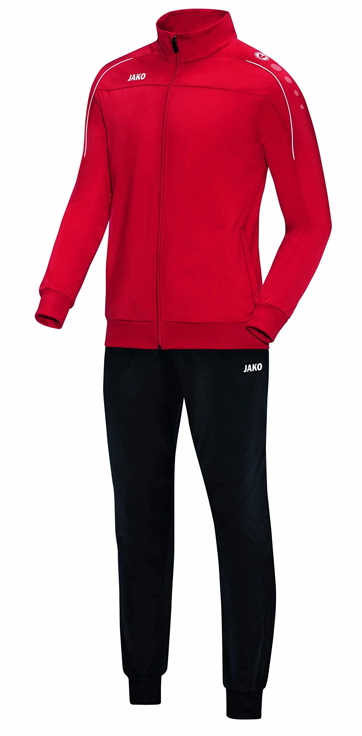 JAKO Dziecięcy dres treningowy, uniseks, poliester, Classico, czerwony, 152