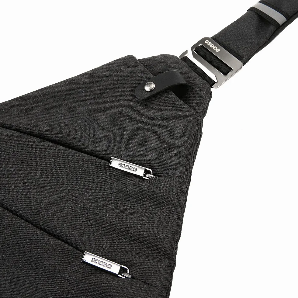 Lixada Lekka torba na piersi crossbody sportowa ochrona przed kradzieżą plecak dzienny