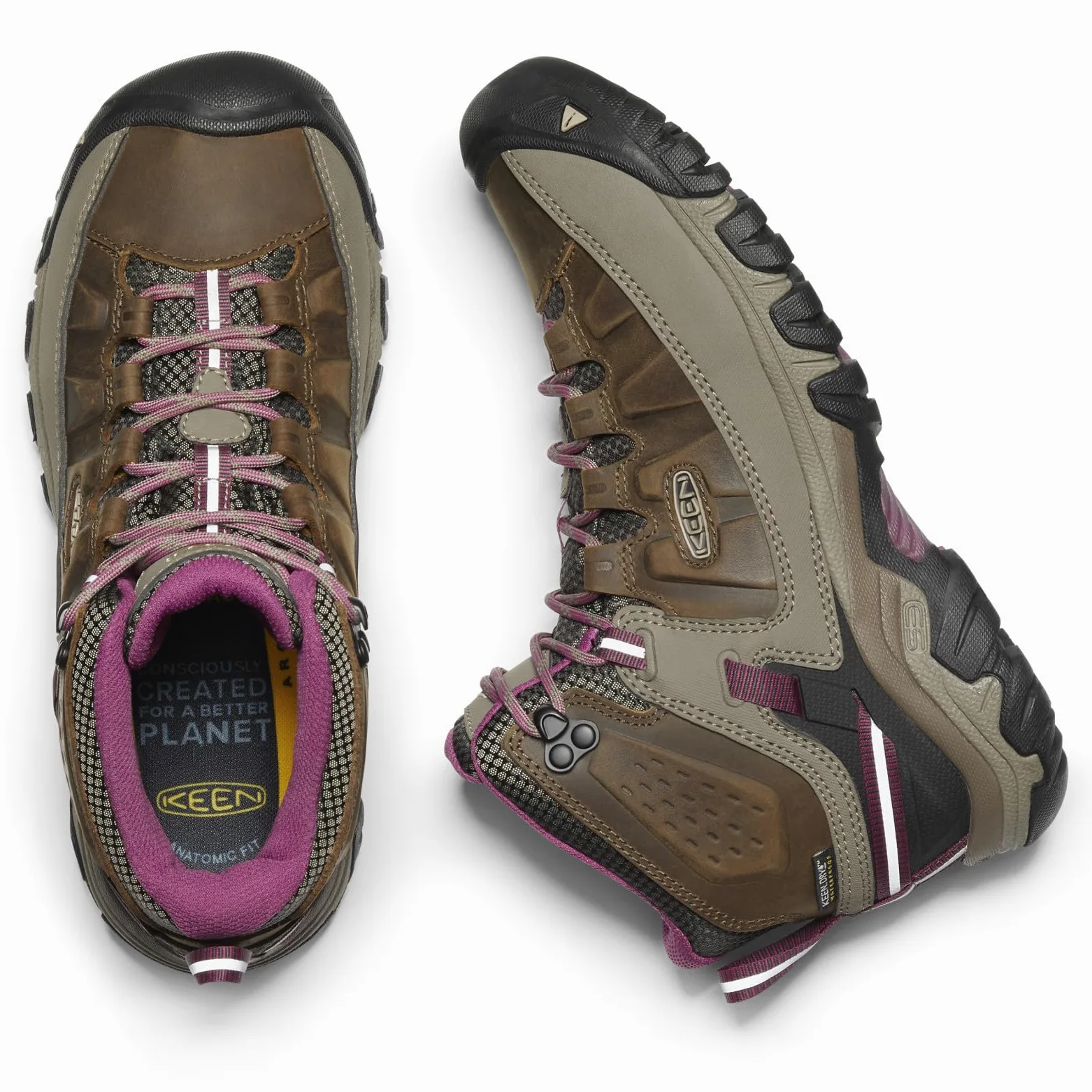 Keen Damskie buty trekkingowe Targhee Iii Mid Wp z wysokim stanem, 14,5