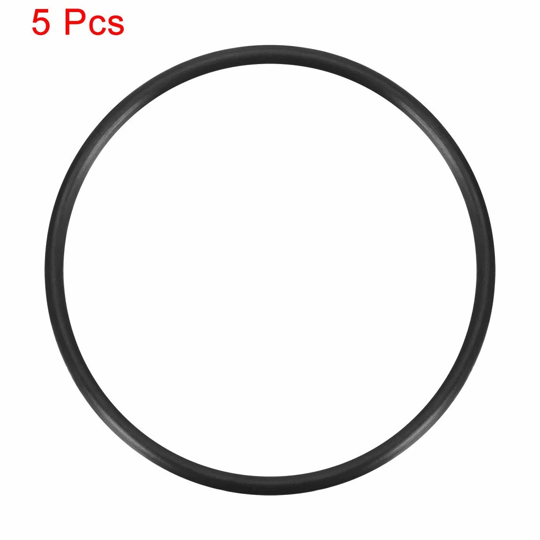 sourcing map 5 sztuk Metryczne kauczuk nitrylowy O-ringi uszczelka gumowa 110 mm średnica zewnętrzna 105,2 mm średnica wewnętrzna 2,4 mm szerokość