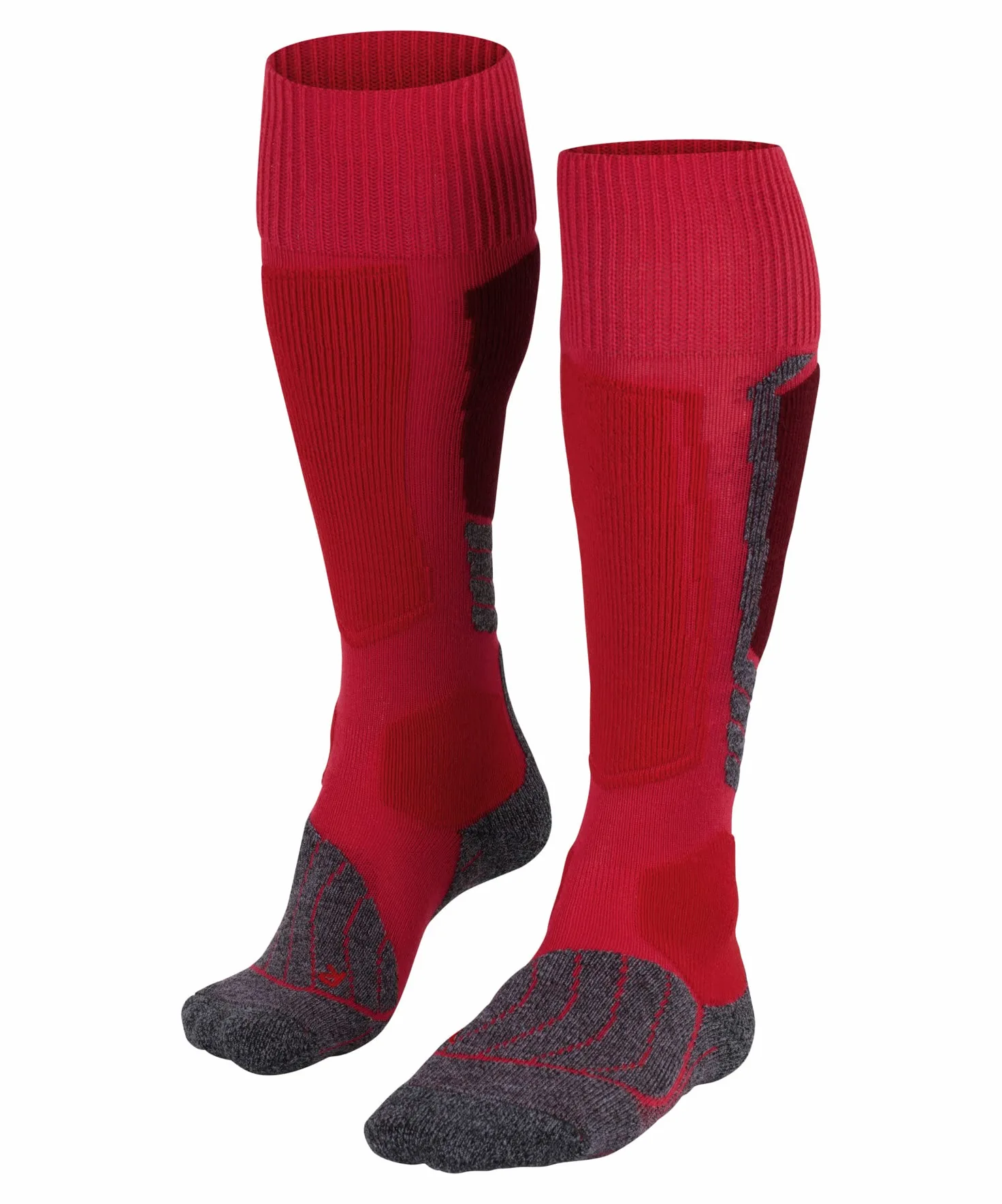 FALKE Kobiety Skarpety narciarskie SK1 Comfort W Kh Wełna Jedwab ciepłe grube 1 Para, Czerwony Rose 8680, 41-42
