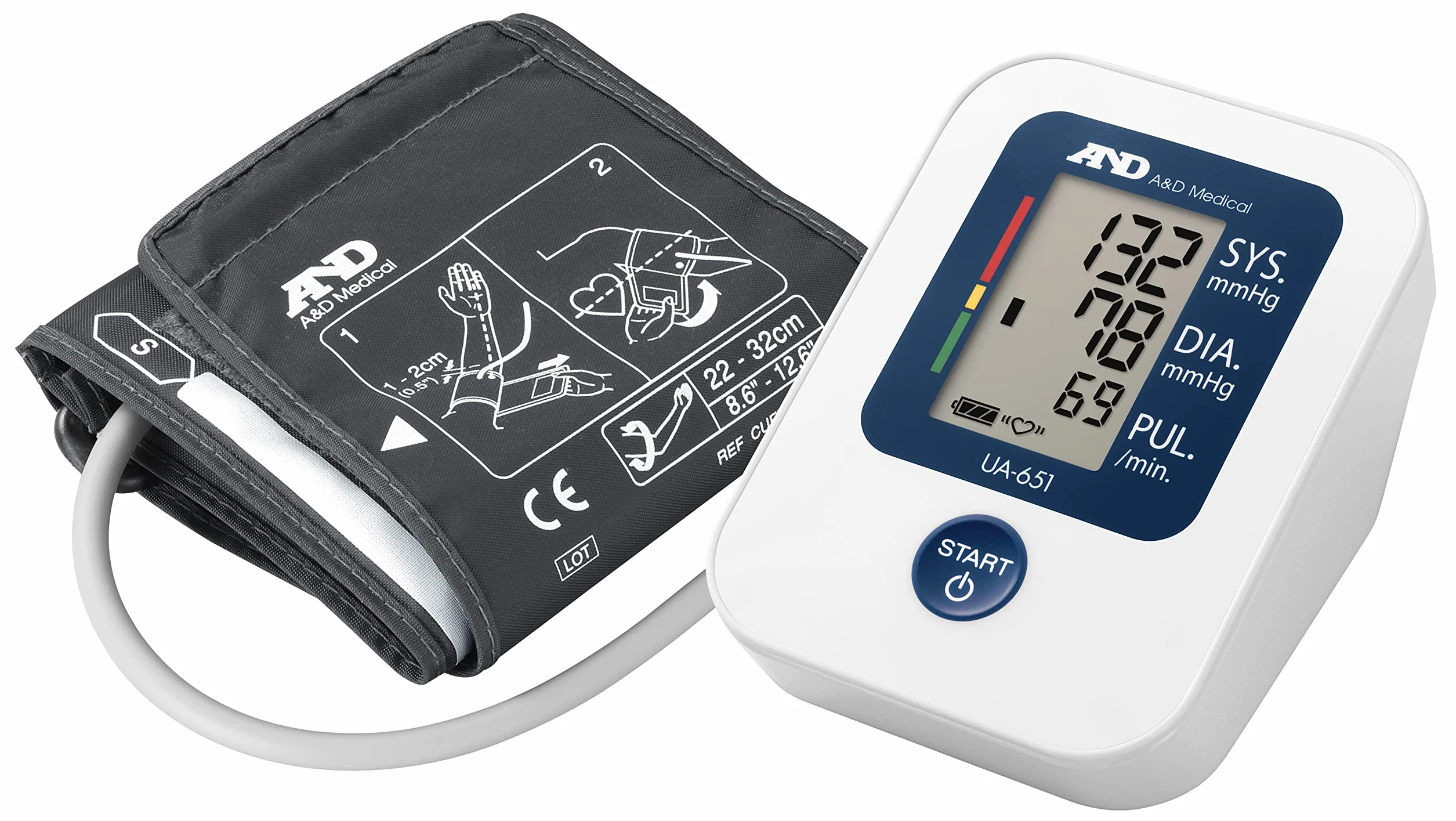 A&D Medical UA-651 Ciśnieniomierz Górnego Ramienia, Biały