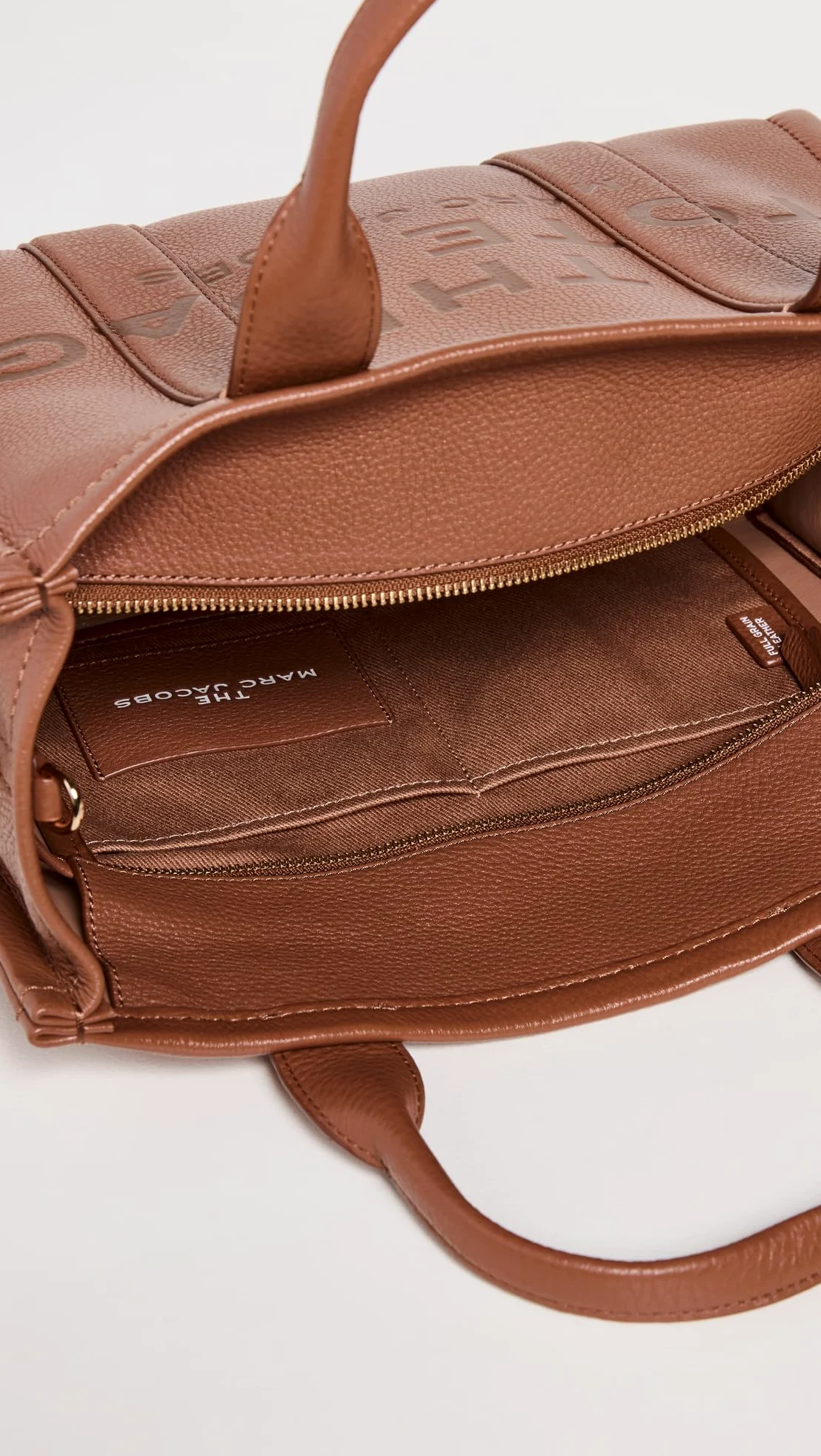 Marc Jacobs The Leather Medium Tote Bag, Argan Oil