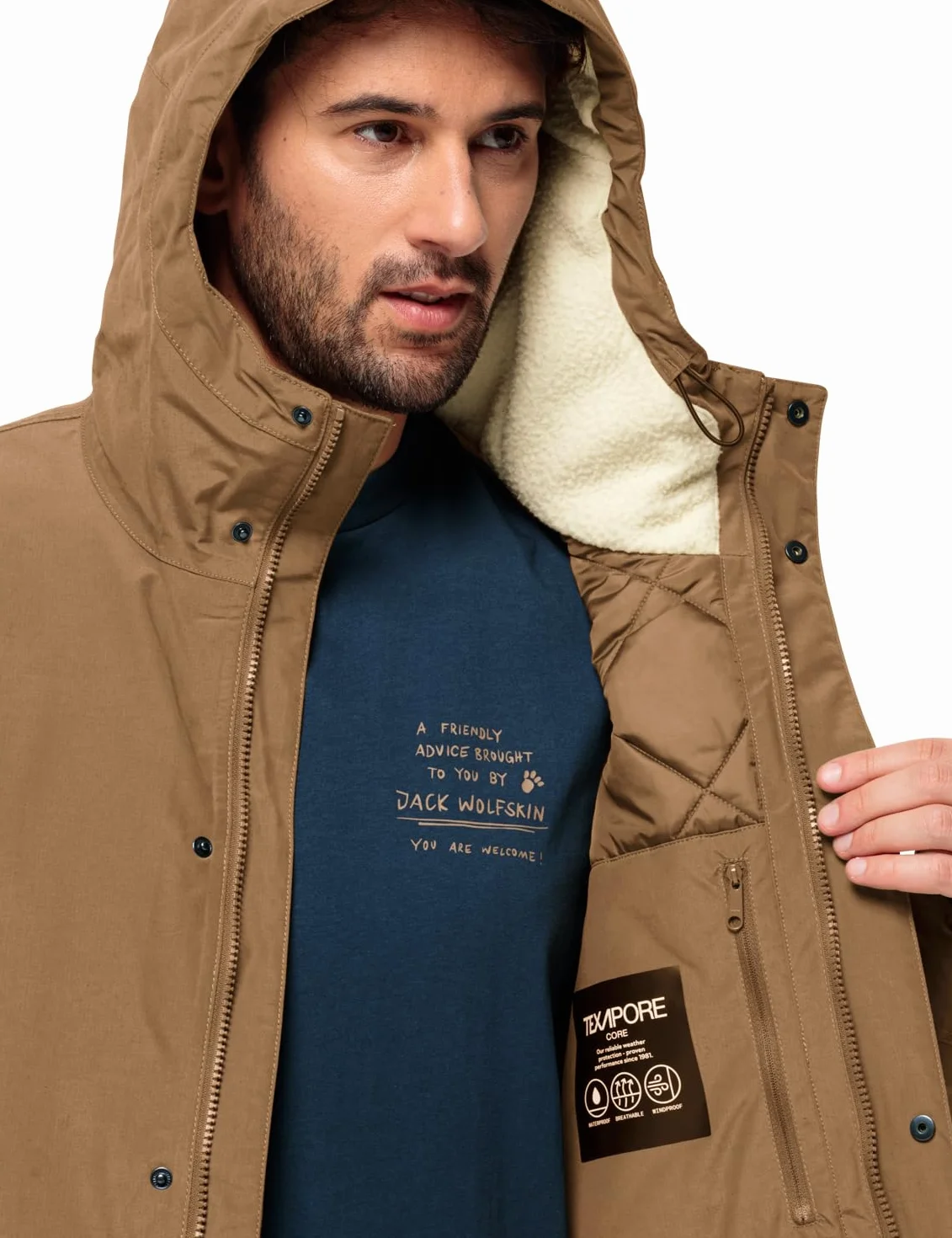 Jack Wolfskin Parka Mężczyźni Talforst Parka M
