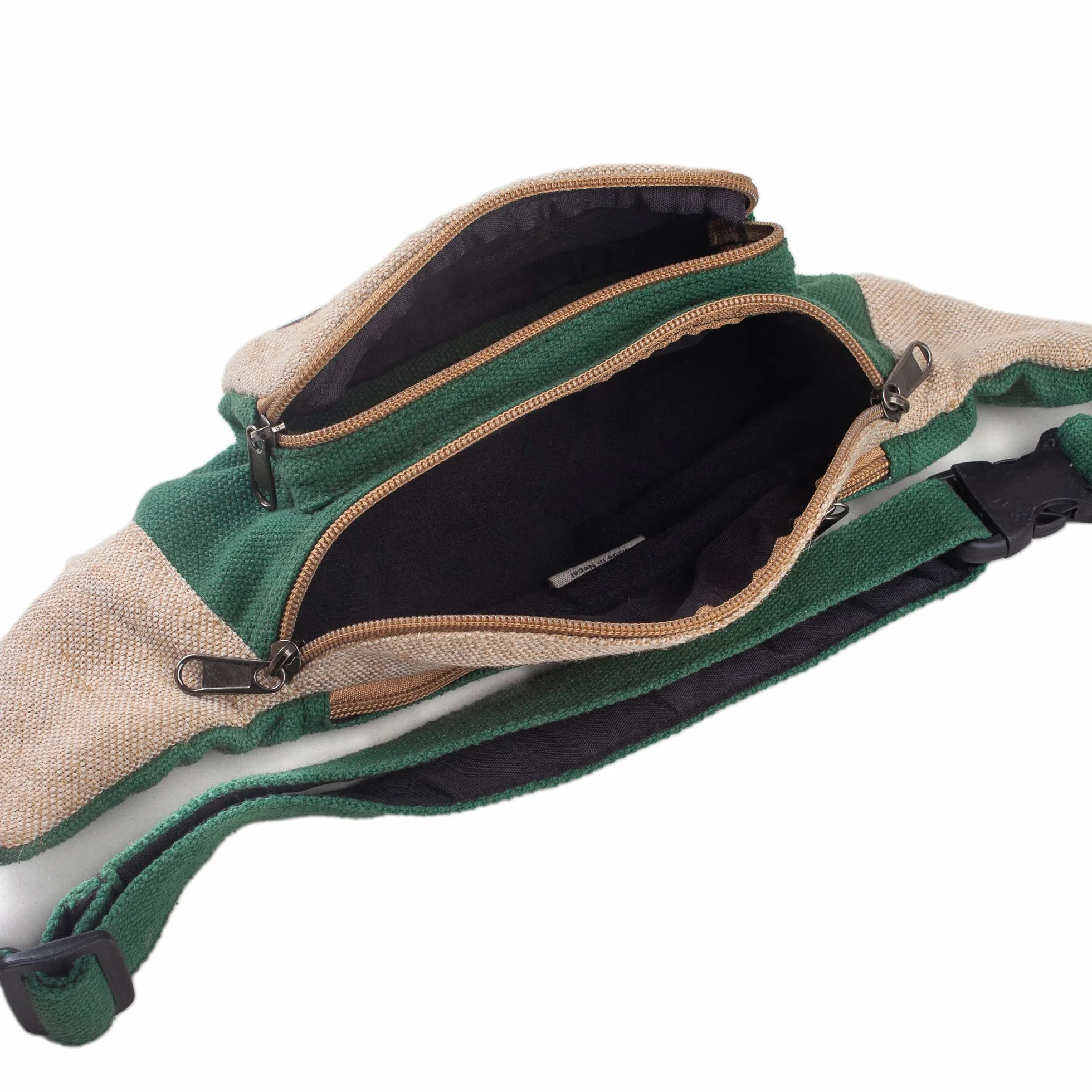 Freakmandu Konopie Pas Biodrowy Torba Crossbody Styl Boho Hippie Ręcznie Saszetka Biodrowa Dla Kobiet Mężczyzn