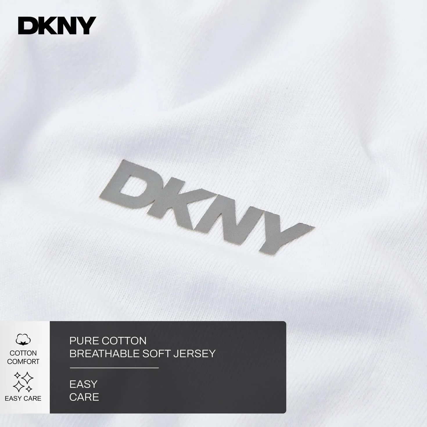 DKNY Koszula męska, biała, mała