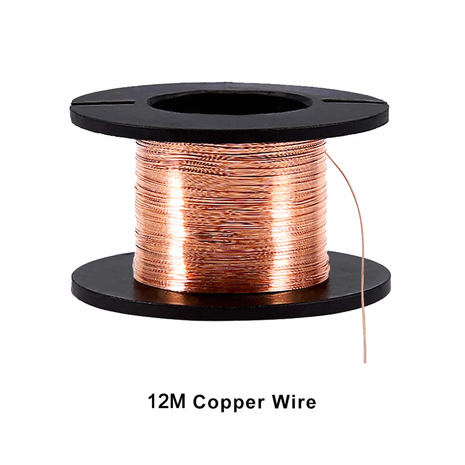 Drut emaliowany miedziany 0,1 mm w 20/10/5 rolek 15 m do mocowania spawalniczego uzwojenia magnetycznego, 1
